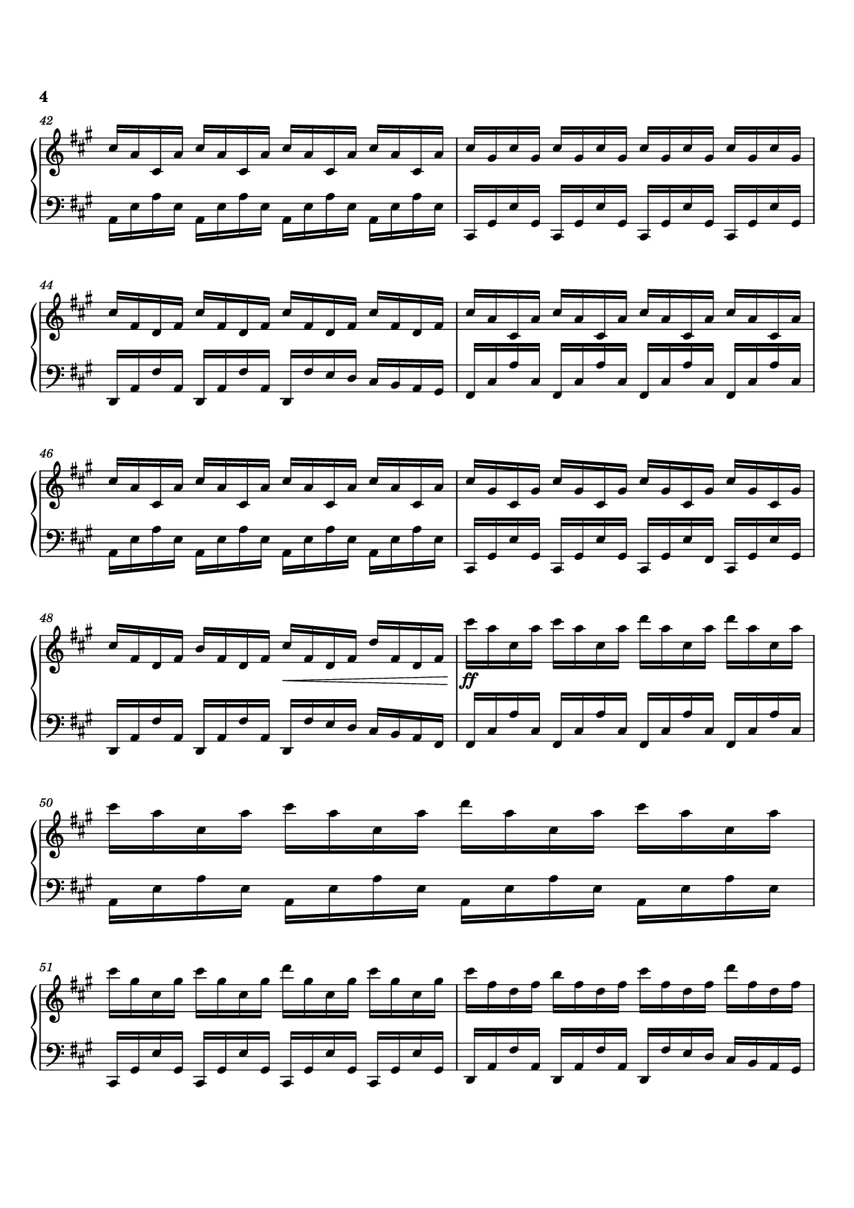 Page 4 of the piano sheet music PDF Piano – Experience Piano by Ludovico Enaudi