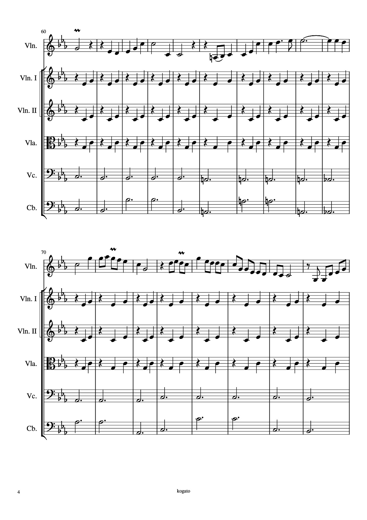 Page 4 of the piano sheet music PDF – Yumeji