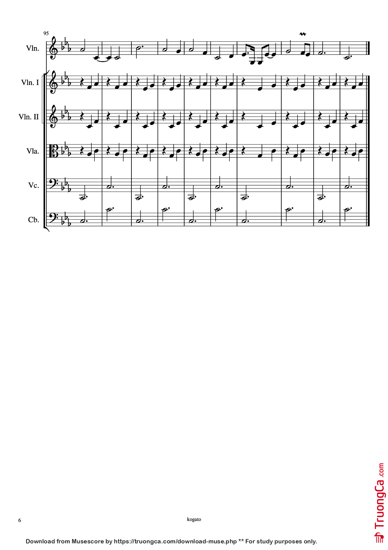 Page 6 of the piano sheet music PDF – Yumeji