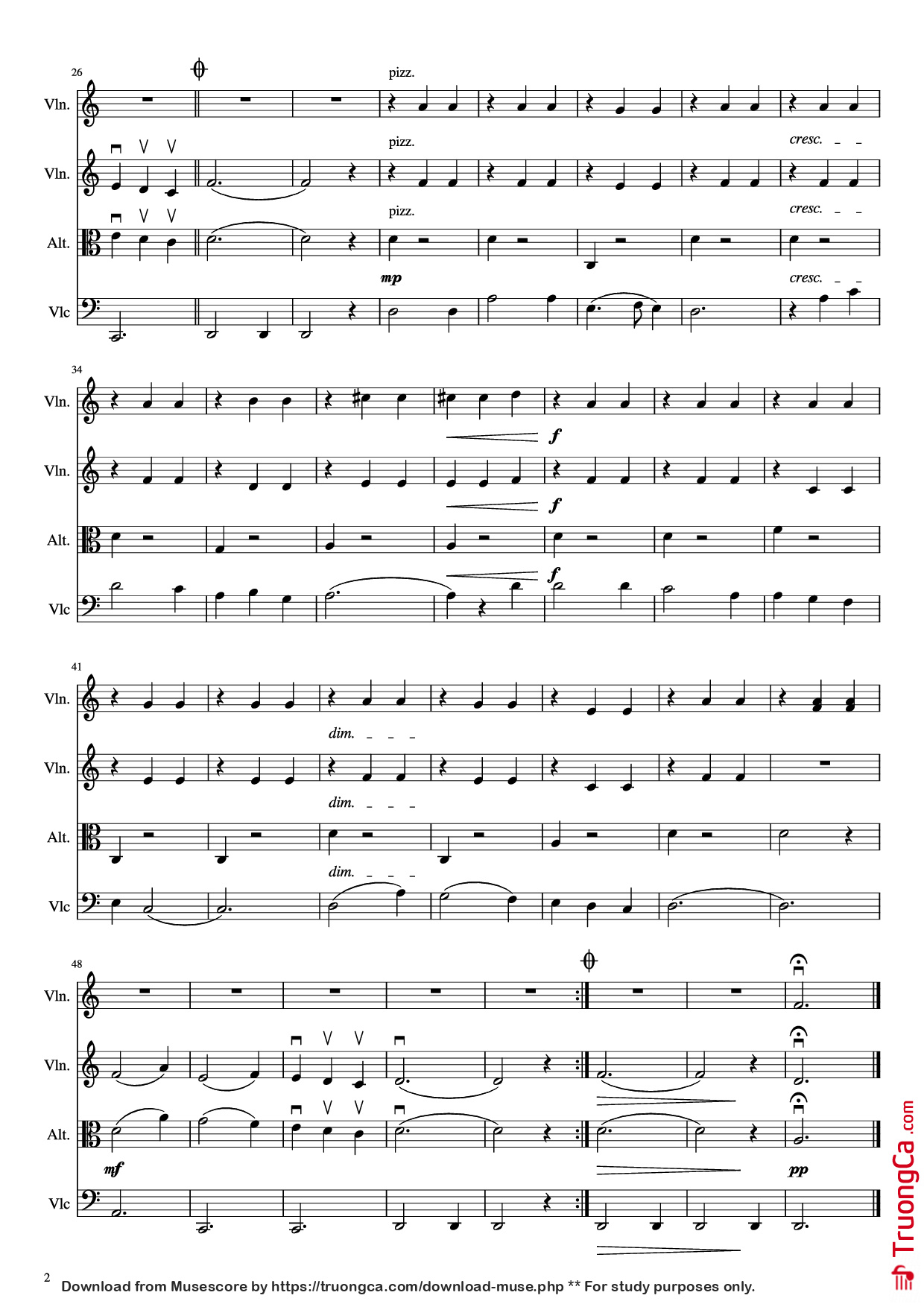 Page 2 of the piano sheet music PDF – Scarborough Fair Violin by Undefined