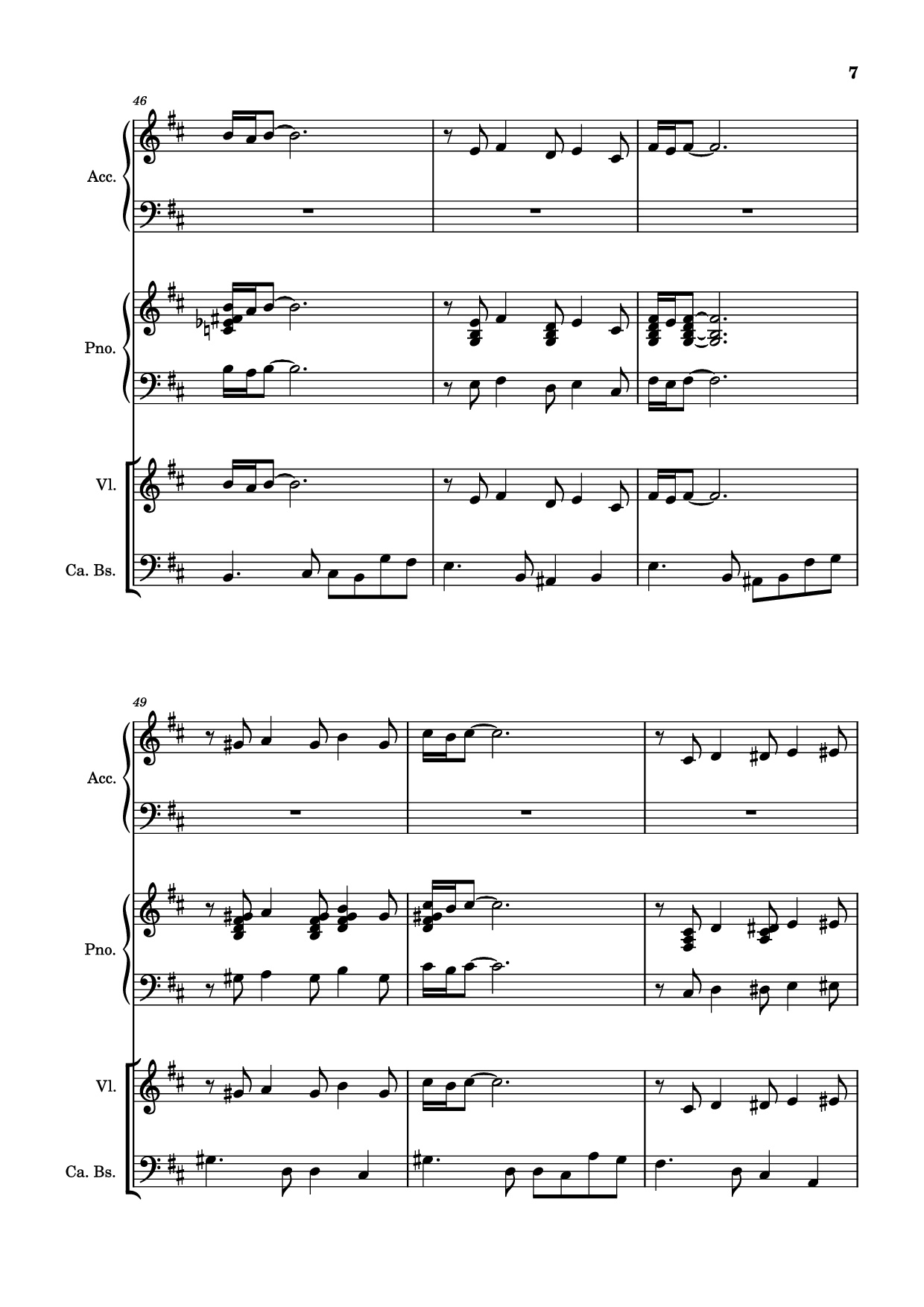 Page 7 of the piano sheet music PDF Piano – Milonga del ángel Piano by A. Piazolla