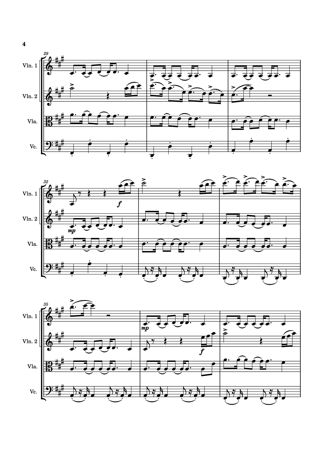 Page 4 of the piano sheet music PDF – What About Us Violin by Pink