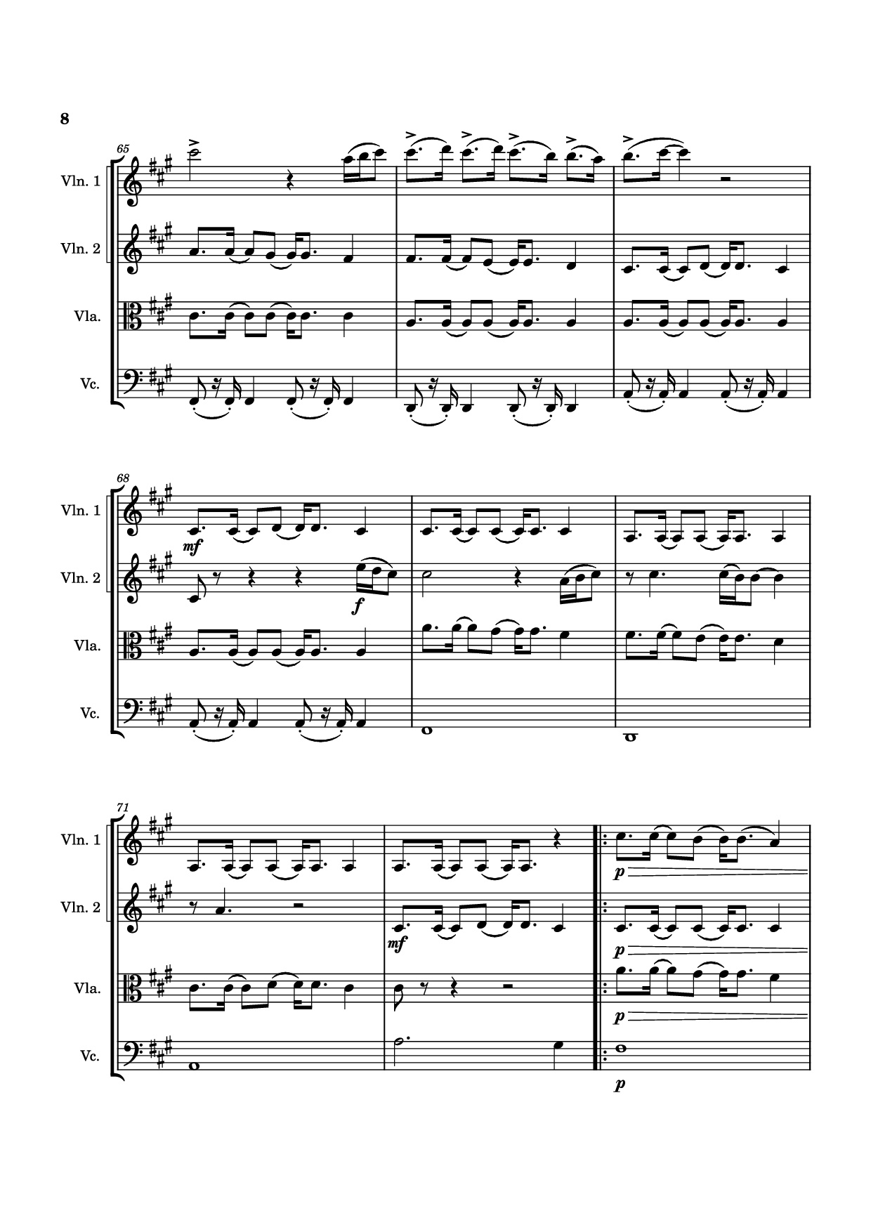 Page 8 of the piano sheet music PDF – What About Us Violin by Pink