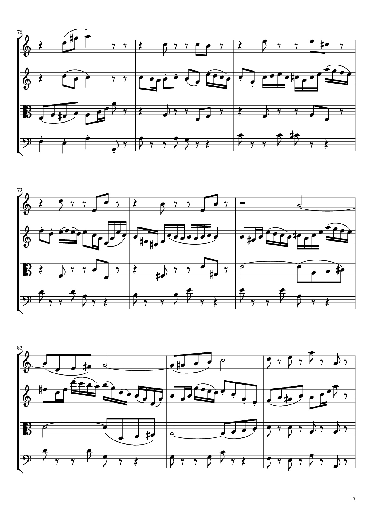 Page 7 of the piano sheet music PDF – Beethoven Virus Violin by BanYa