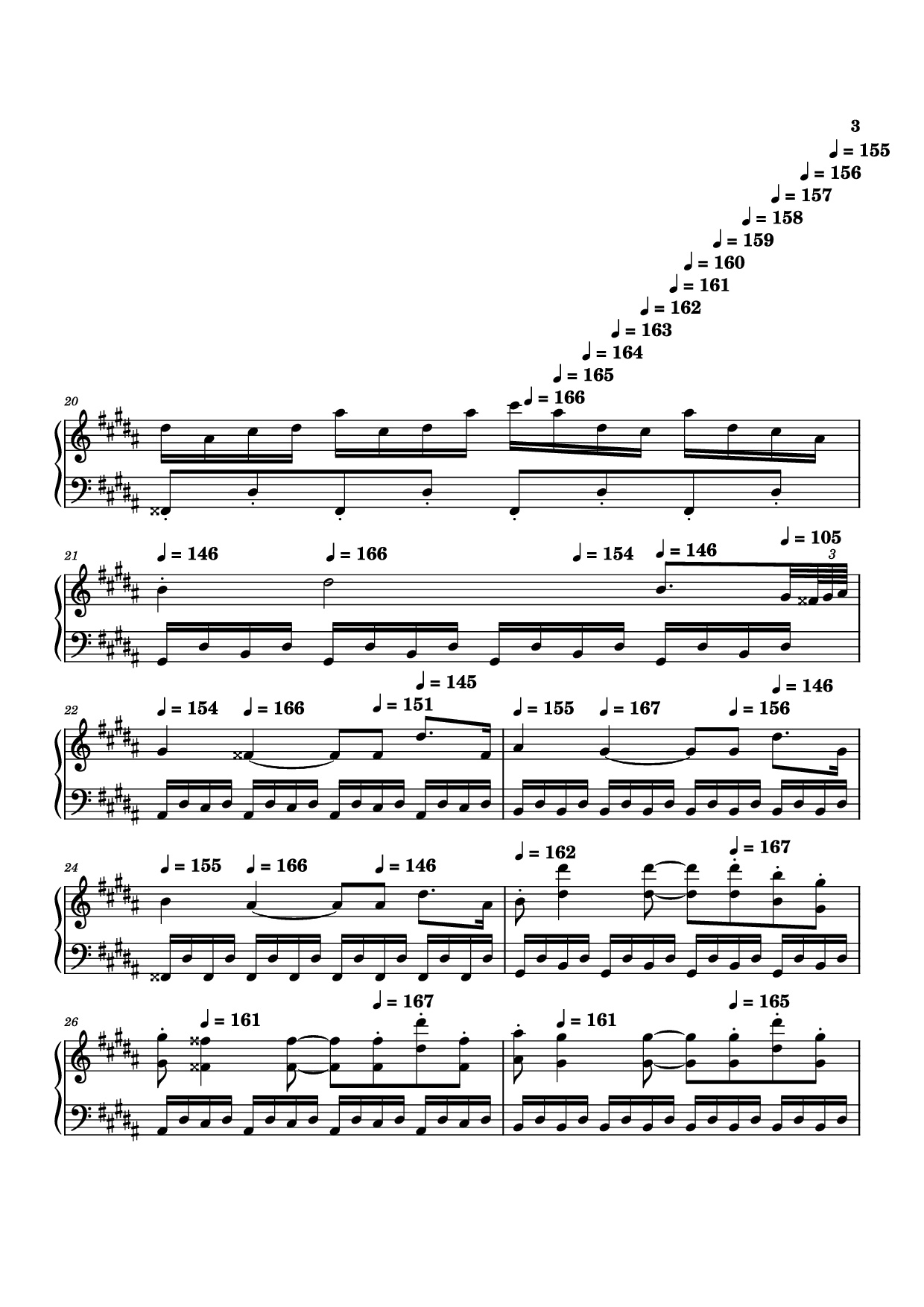Page 3 of the piano sheet music PDF – Moonlight Sonata 3rd Movement Piano by Kudoshinichit