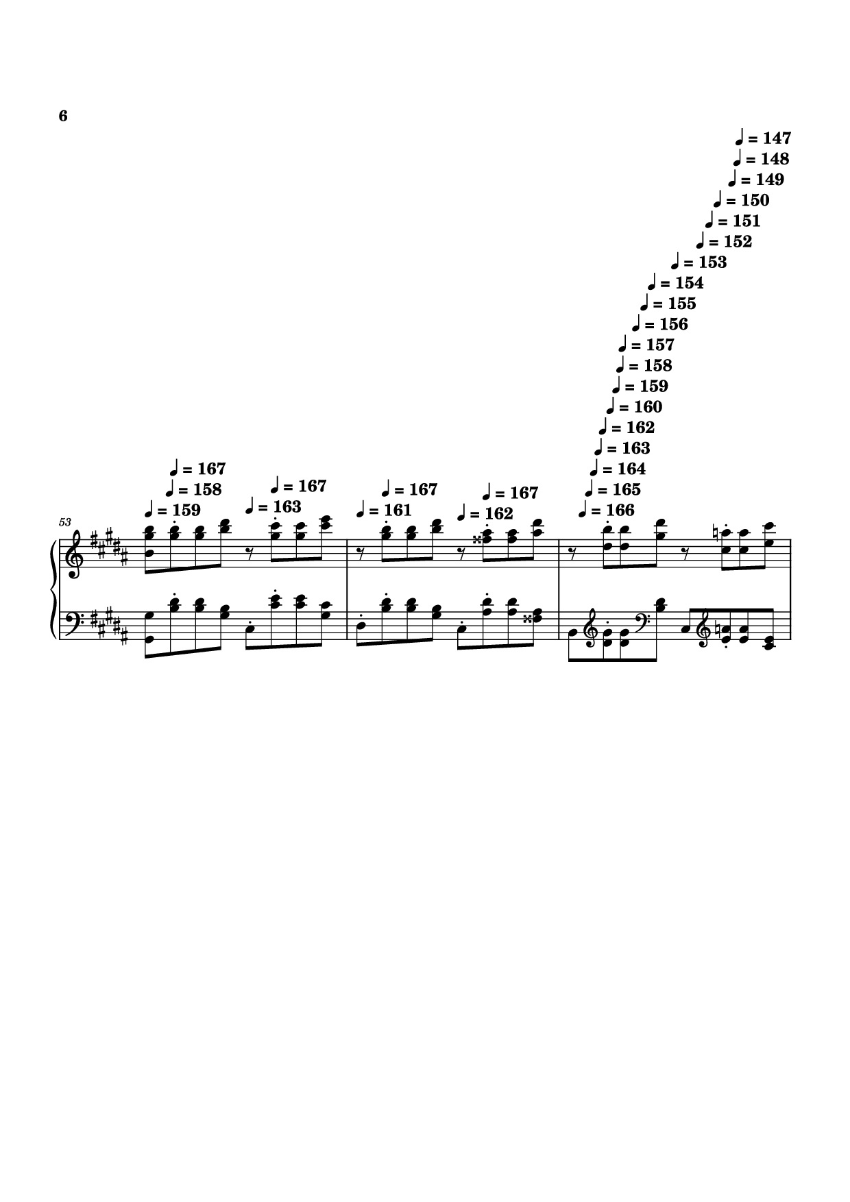 Page 6 of the piano sheet music PDF – Moonlight Sonata 3rd Movement Piano by Kudoshinichit