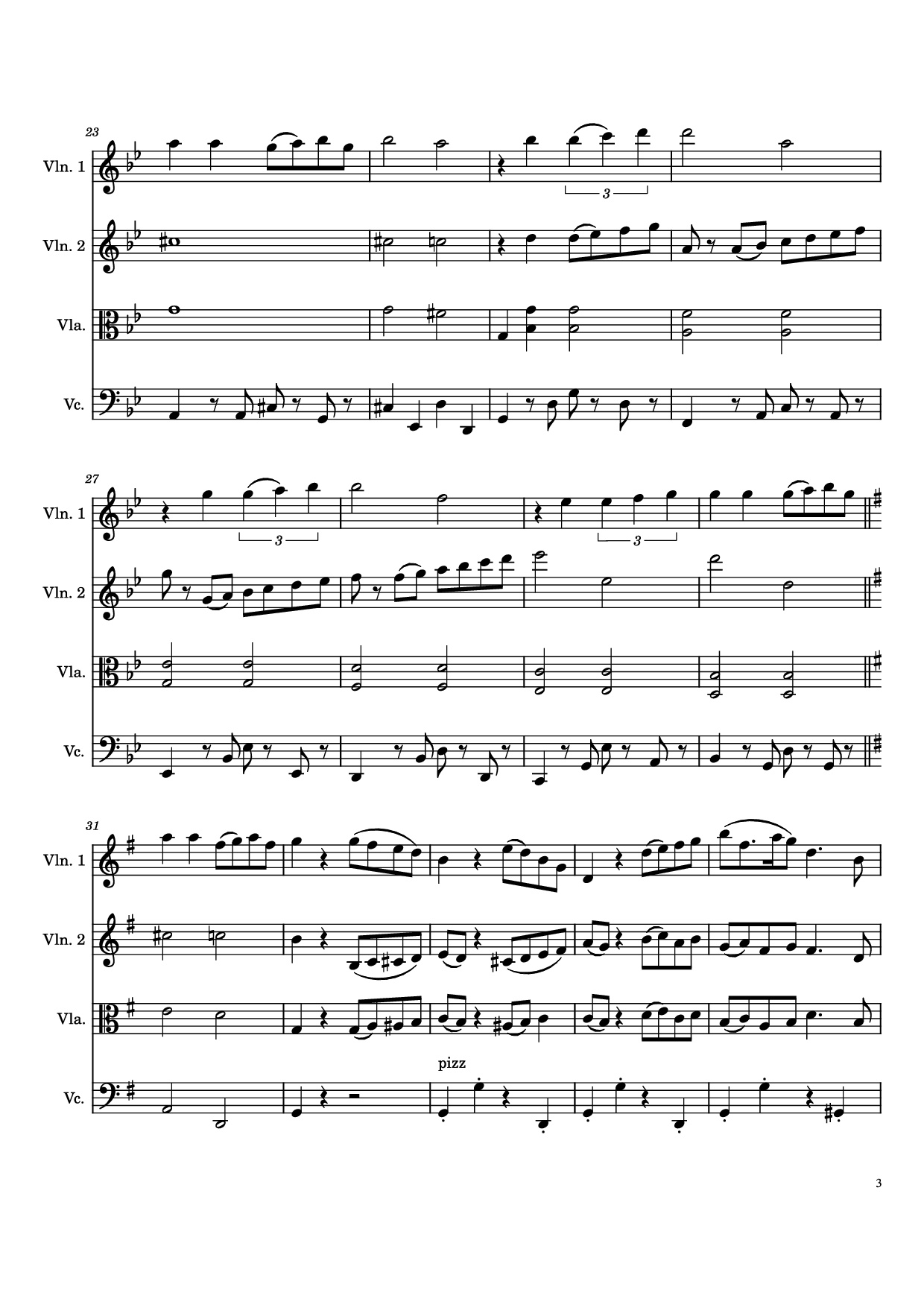Page 3 of the piano sheet music PDF – Por Una Cabeza Violin by Carlos Gardel