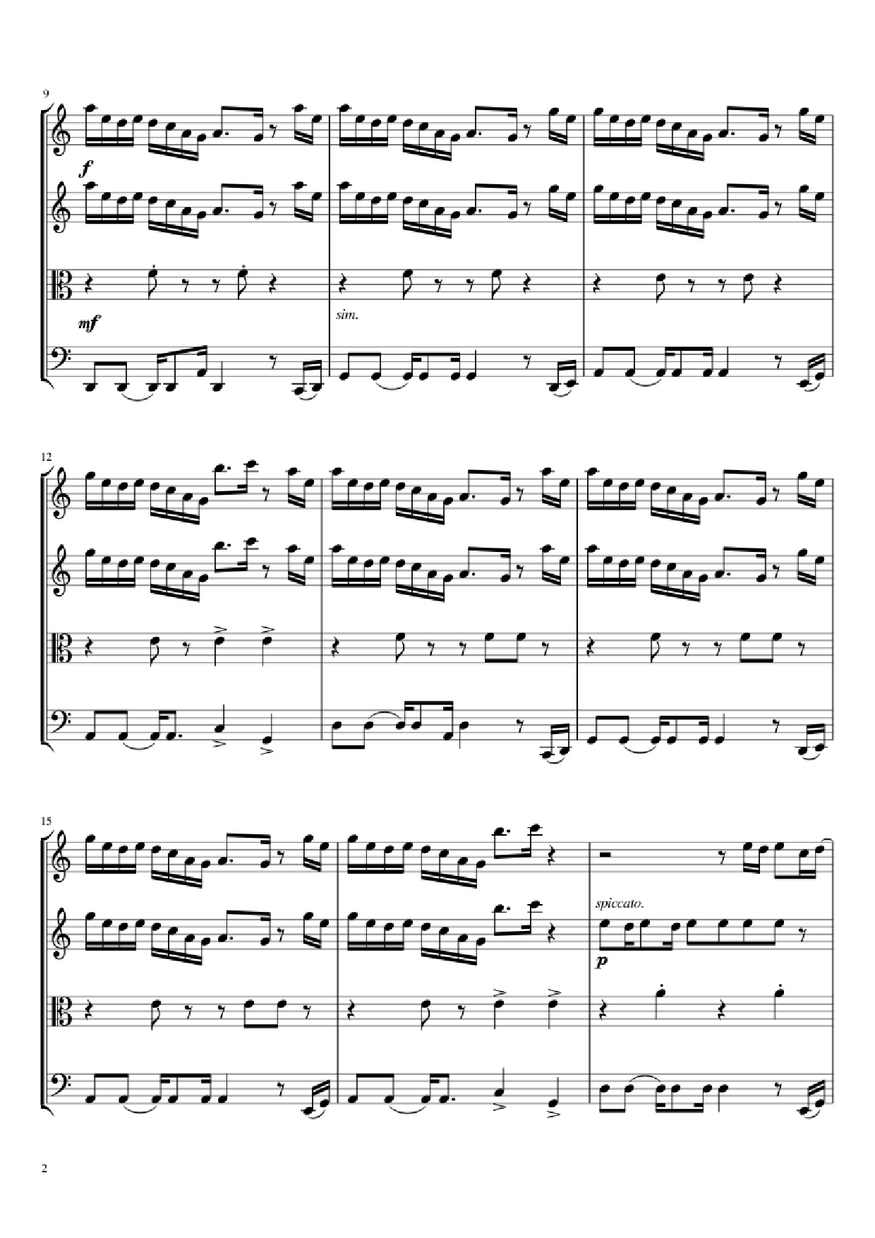 Page 2 of the piano sheet music PDF – Adventure of a Lifetime Violin by Comp. Coldplay