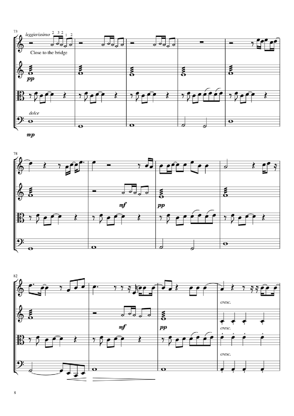 Page 8 of the piano sheet music PDF – Adventure of a Lifetime Violin by Comp. Coldplay
