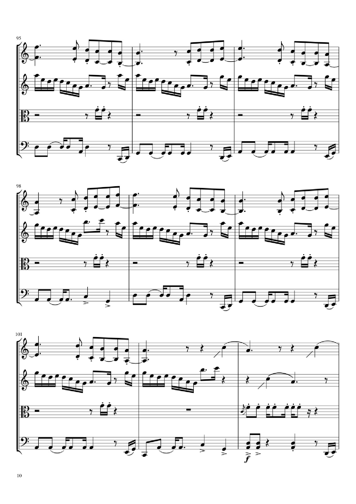 Page 10 of the piano sheet music PDF – Adventure of a Lifetime Violin by Comp. Coldplay