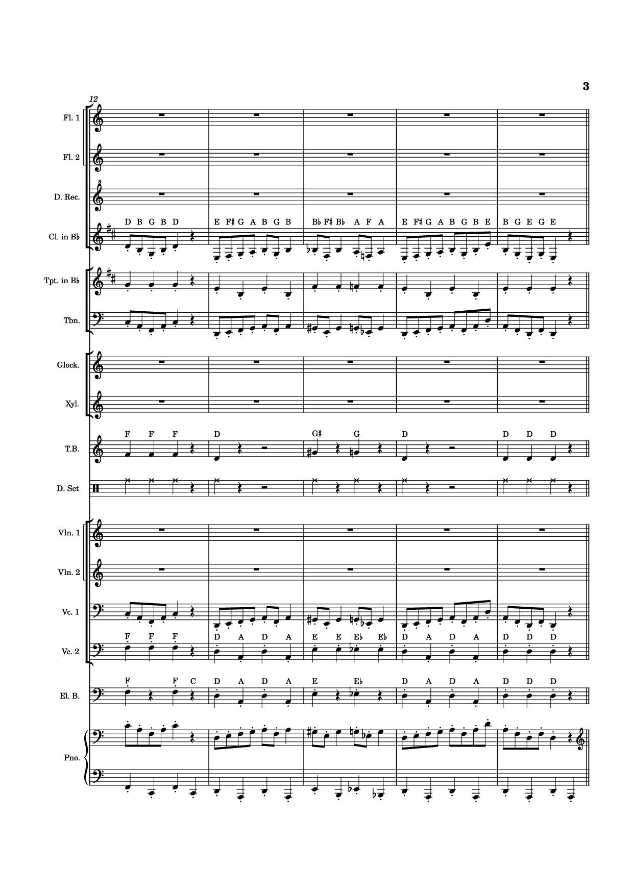 Page 3 of the piano sheet music PDF Piano – In the Hall of the Mountain King Piano by Eduard Grieg
