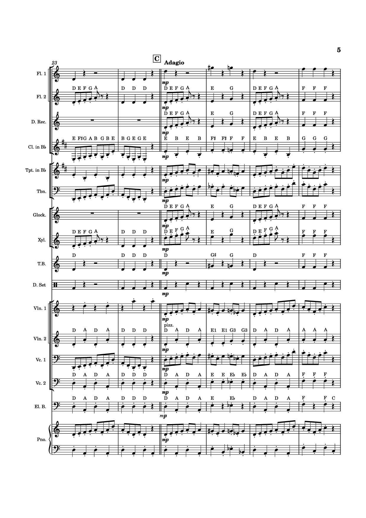 Page 5 of the piano sheet music PDF Piano – In the Hall of the Mountain King Piano by Eduard Grieg