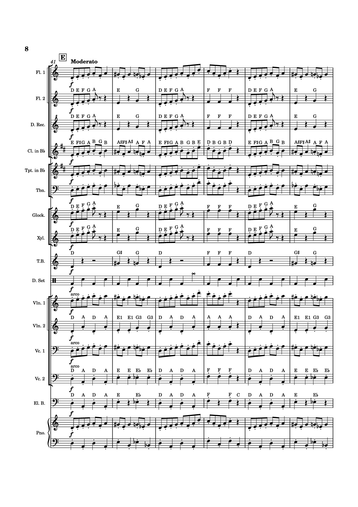 Page 8 of the piano sheet music PDF Piano – In the Hall of the Mountain King Piano by Eduard Grieg