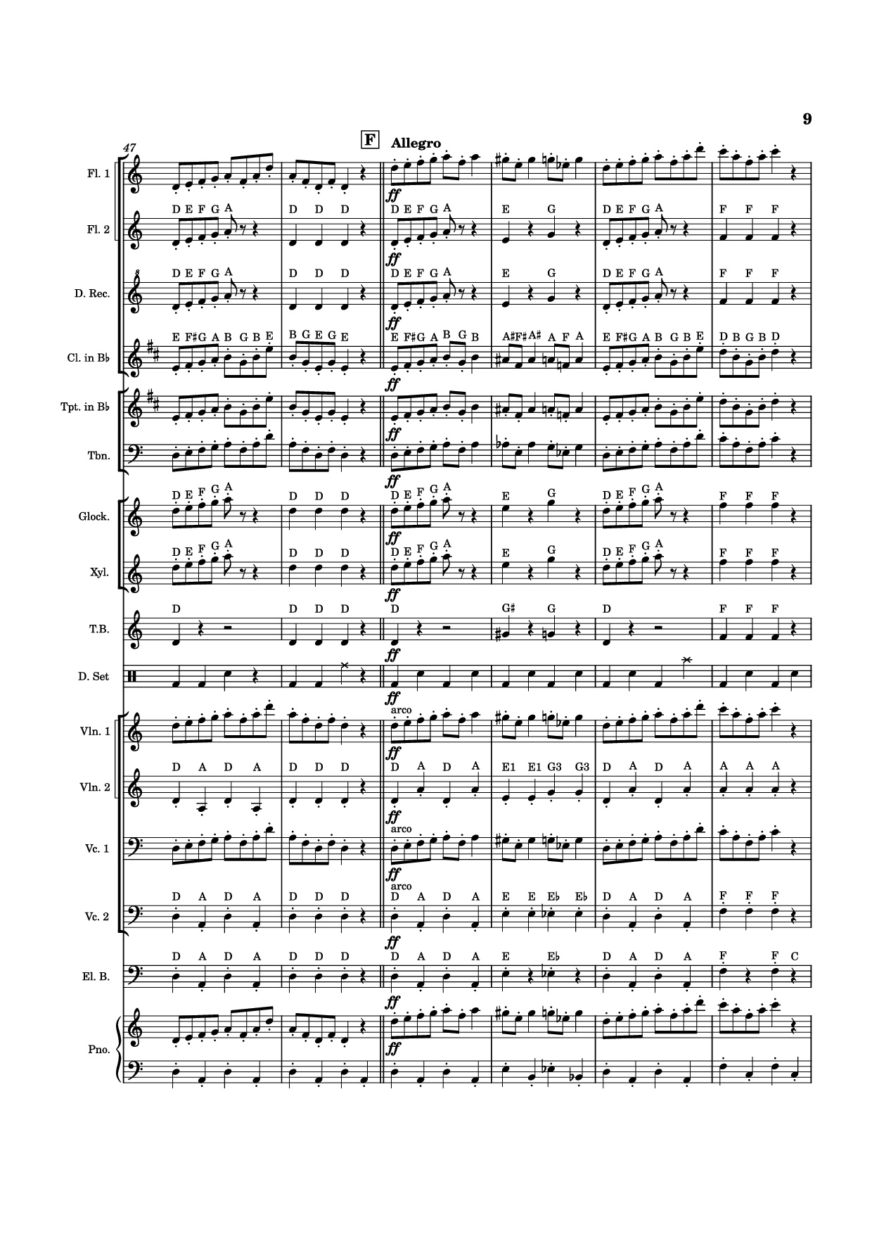 Page 9 of the piano sheet music PDF Piano – In the Hall of the Mountain King Piano by Eduard Grieg