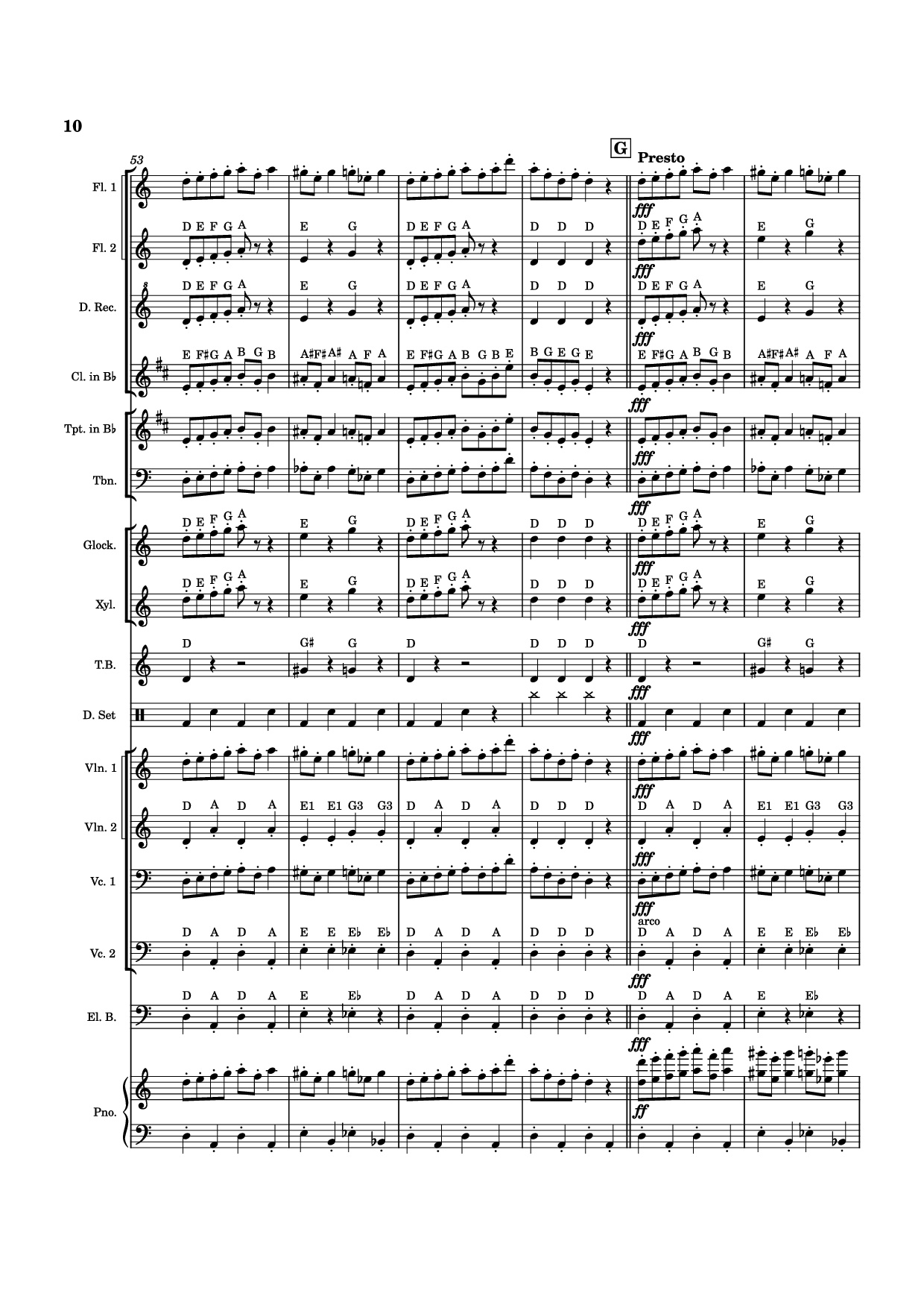 Page 10 of the piano sheet music PDF Piano – In the Hall of the Mountain King Piano by Eduard Grieg