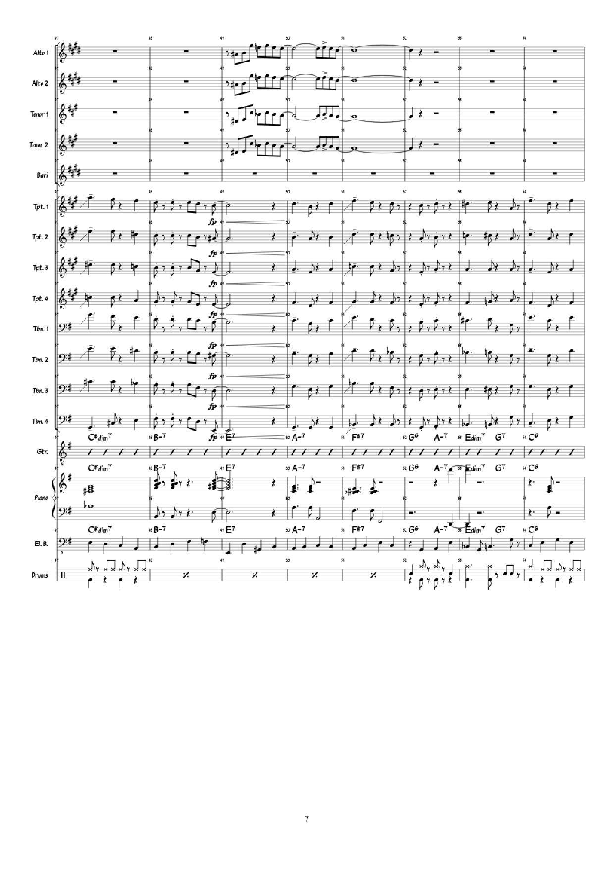 Page 7 of the piano sheet music PDF Piano – Super Mario 3D World: Credits Roll Piano by Arranged by: Jimmy Dunning