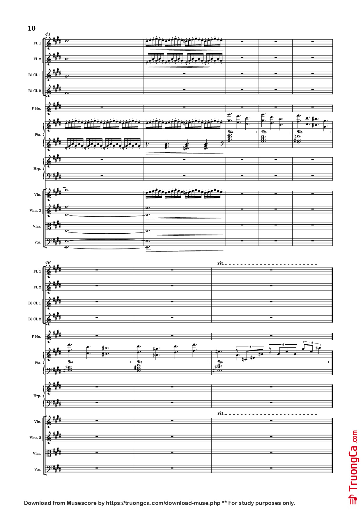 Page 10 of the piano sheet music PDF Piano – Golden Hour Piano by Jacob Lawson [JVKE]