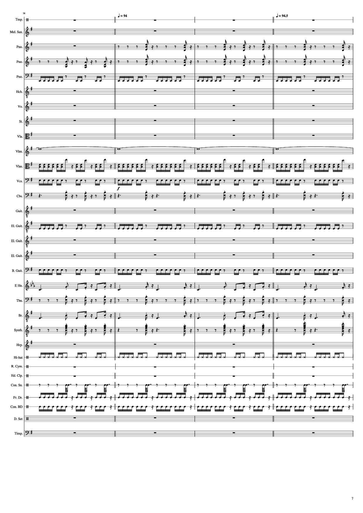 Page 7 of the piano sheet music PDF Piano – John Miles - Music Piano by Undefined