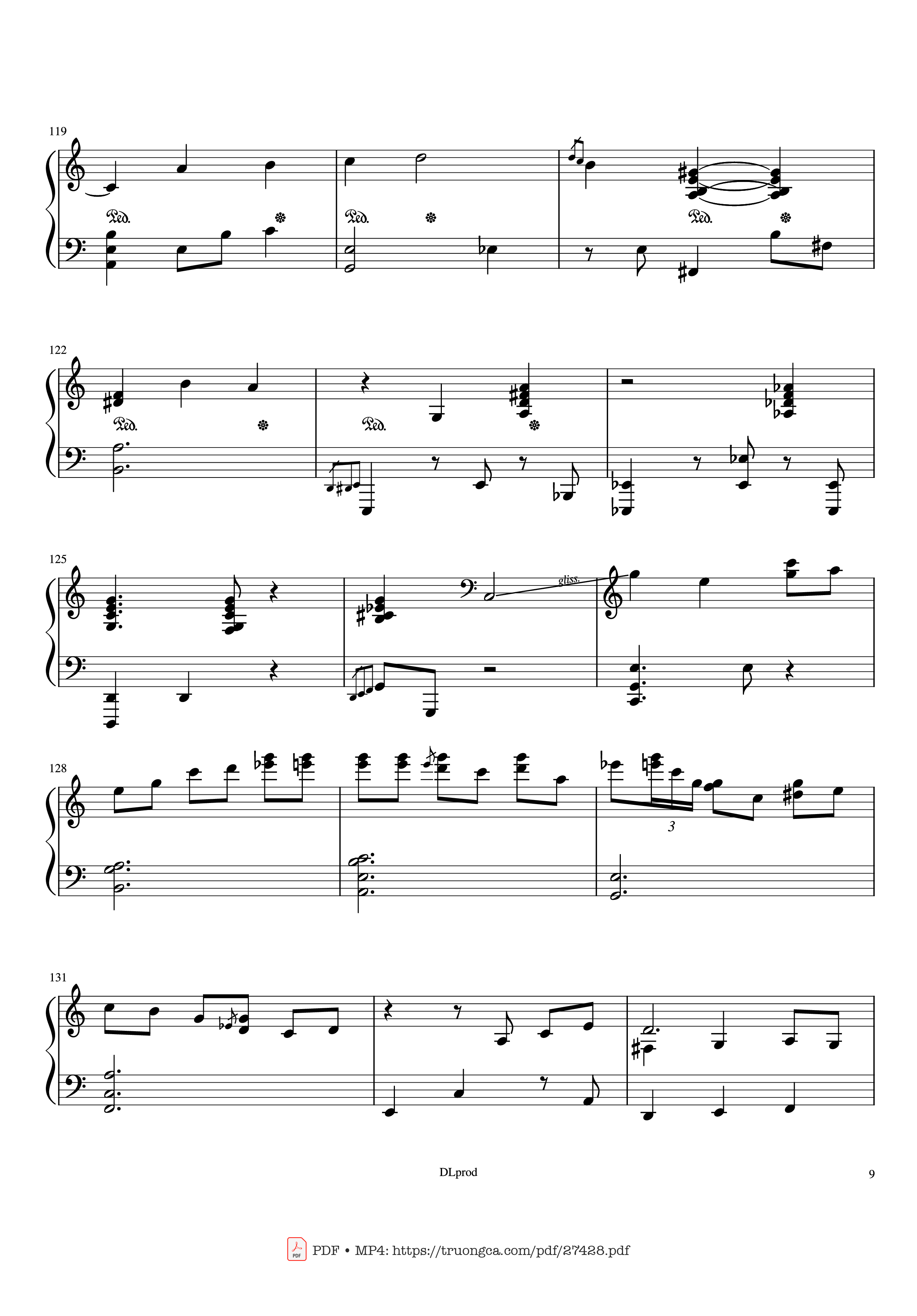 Page 9 of the piano sheet music PDF Piano – Piano man - Billy Joel (Easy Piano) by Love-nsky