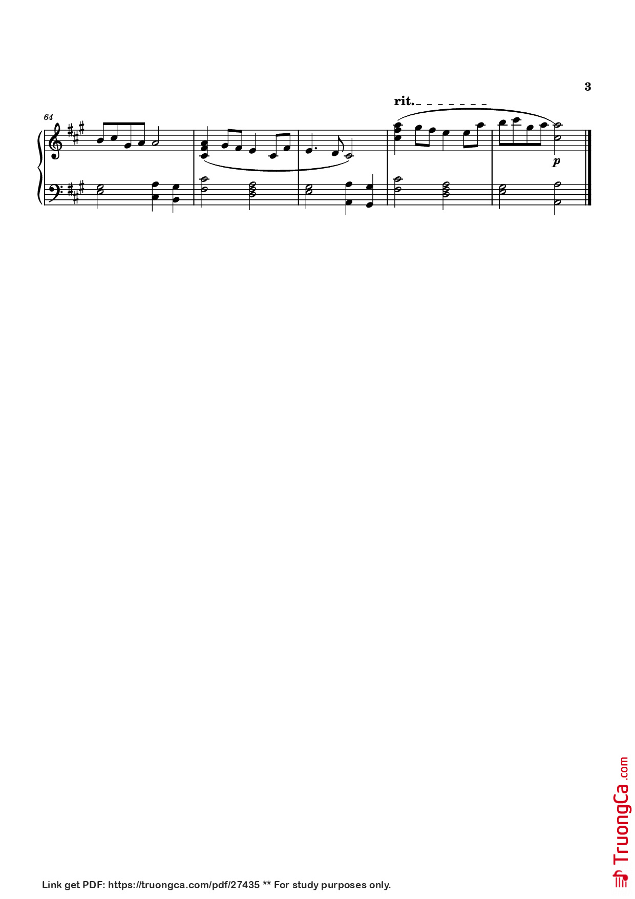 Page 3 of the piano sheet music PDF Piano – Attack on Titan S4 ED - Akuma no Ko Piano by Arranged by Vincent DeArth-Pendley