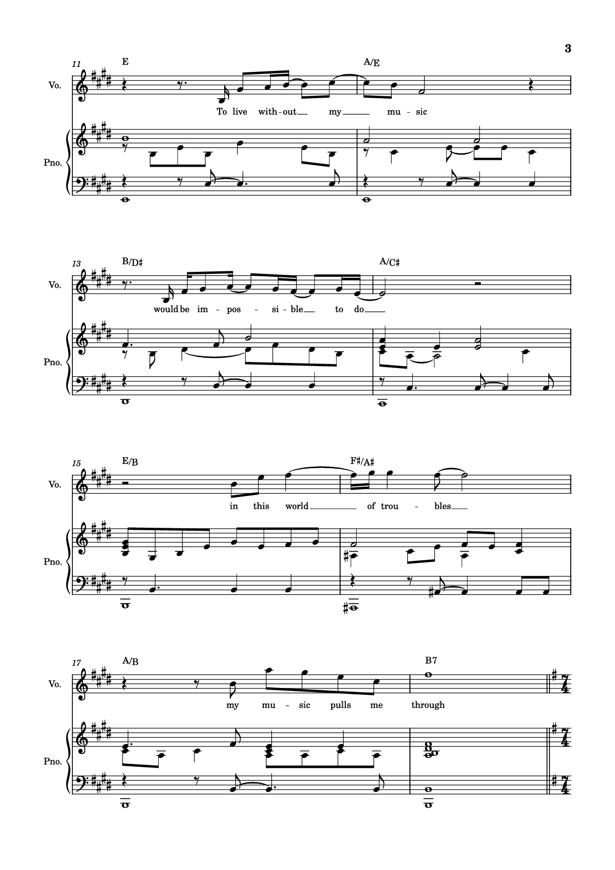 Page 3 of the piano sheet music PDF Piano – score-ac10da829c3a45c6064f733a05b3831e Piano by Undefined