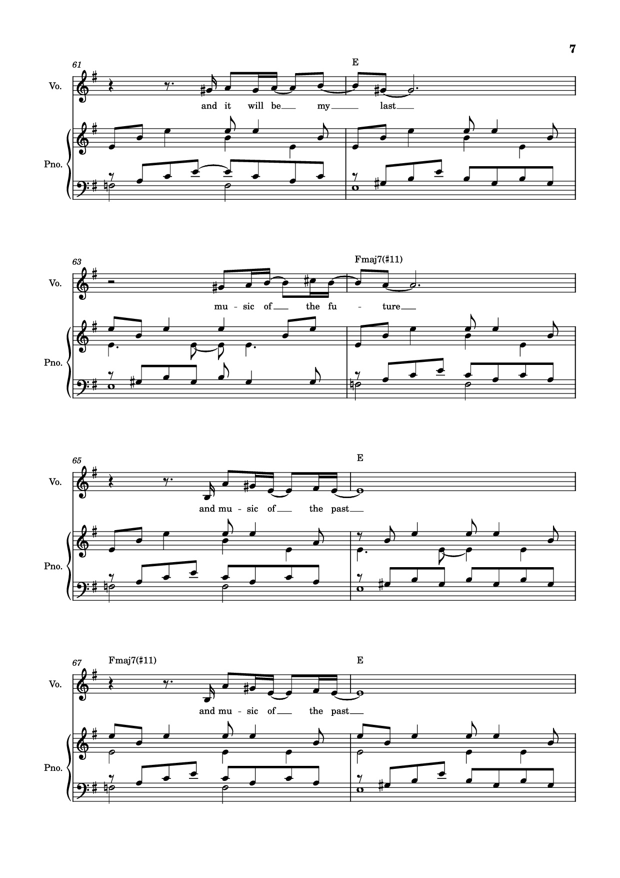 Page 7 of the piano sheet music PDF Piano – score-ac10da829c3a45c6064f733a05b3831e Piano by Undefined