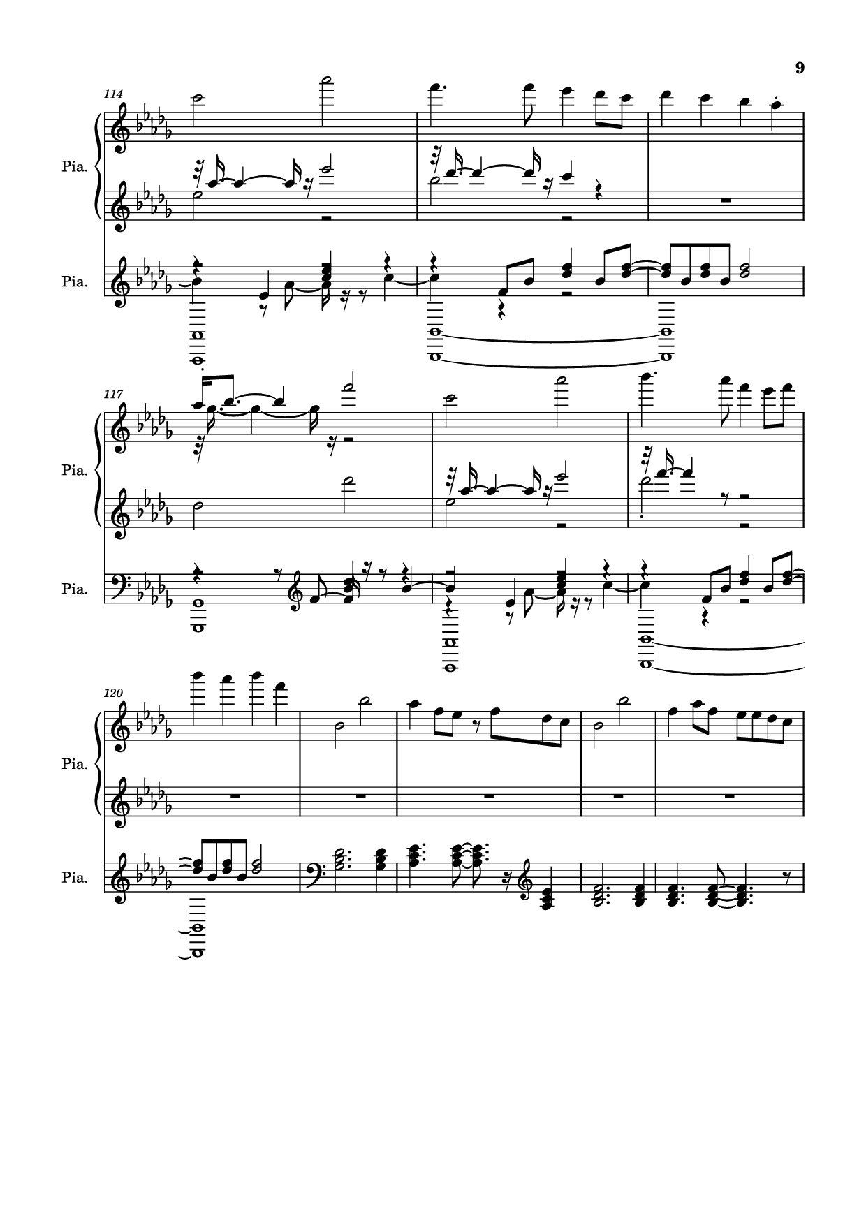 Page 9 of the piano sheet music PDF Piano – Hinkik - Time Leaper Piano by Undefined