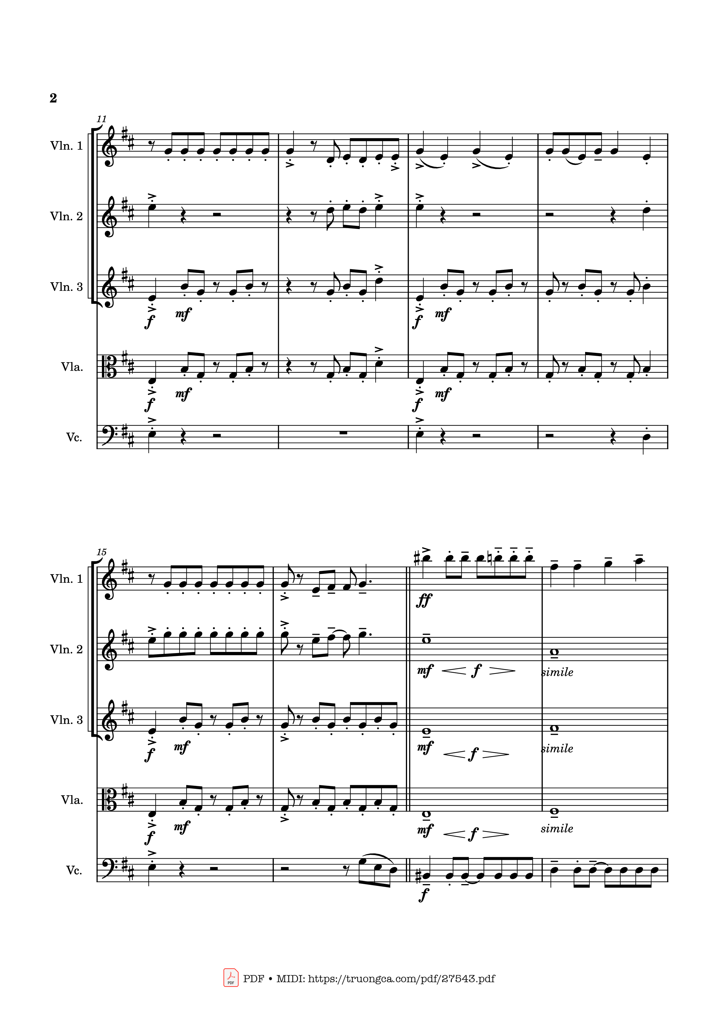 Page 2 of the piano sheet music PDF – APT. Violin by Bruno Mars & ROSÉ