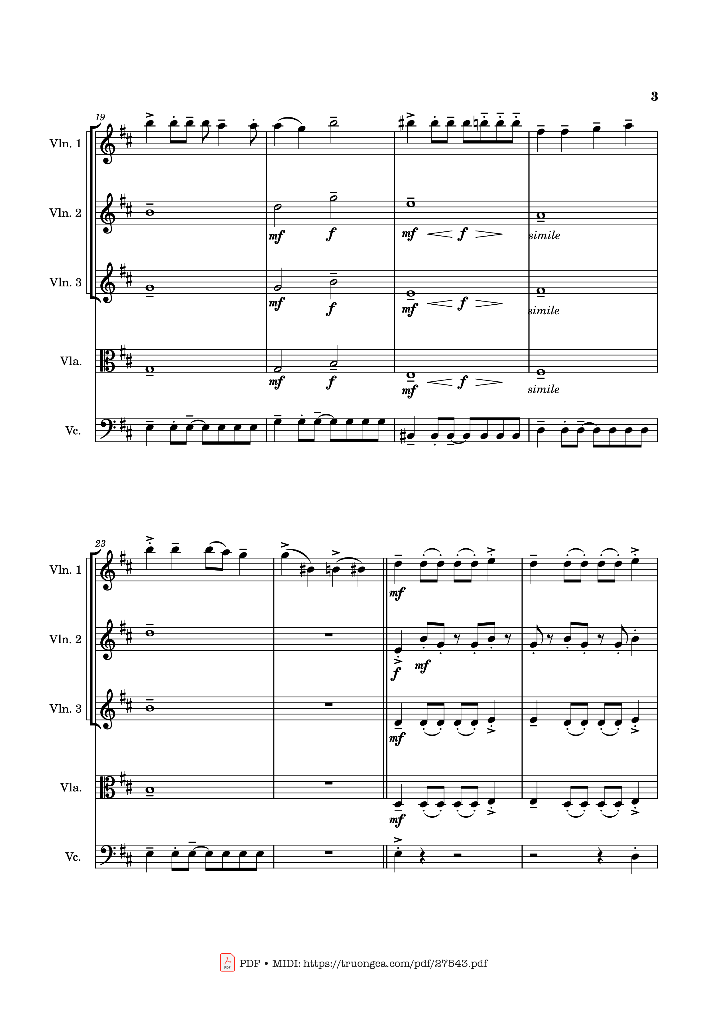 Page 3 of the piano sheet music PDF – APT. Violin by Bruno Mars & ROSÉ