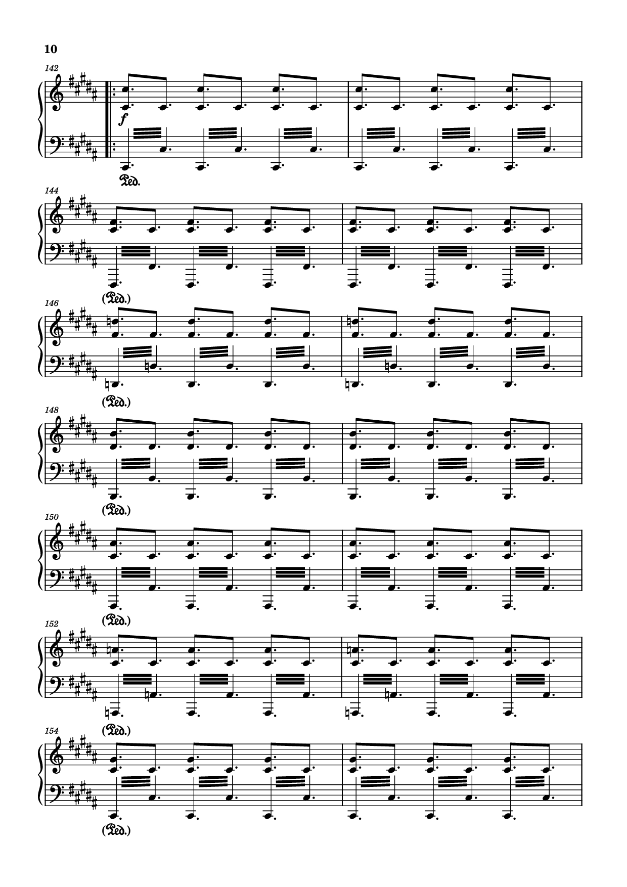 Page 10 of the piano sheet music PDF – Rockets Fall On Rocket Falls Piano by Transcribed by: Sam Anderson