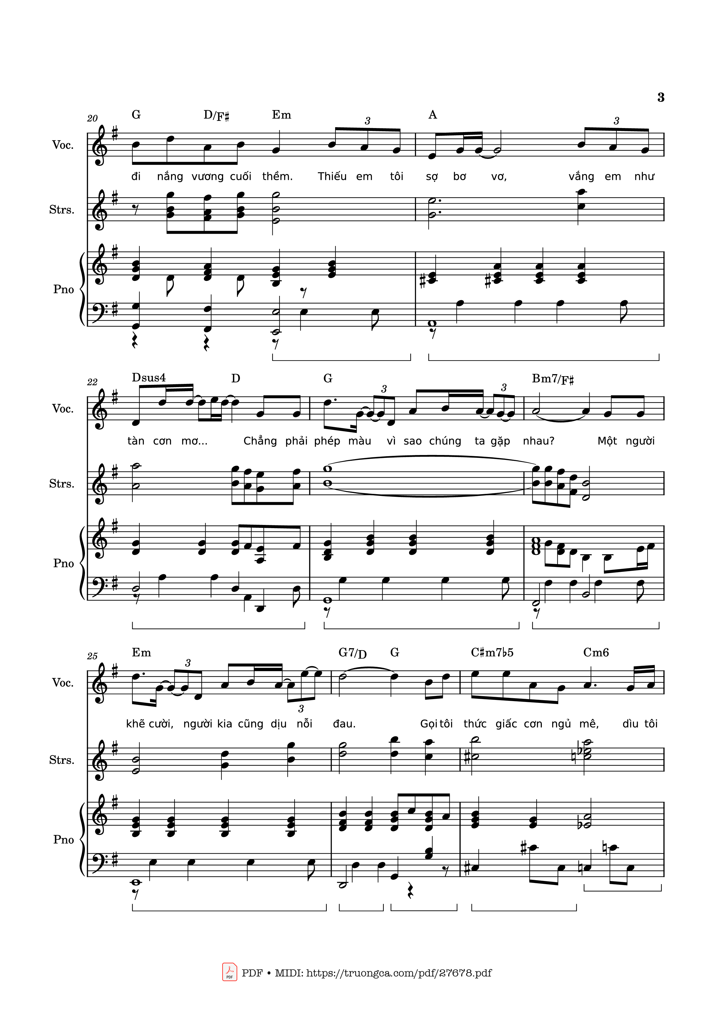 Page 3 of the piano sheet music PDF – Phép màu (Đàn cá gỗ OST) Piano by Nguyễn Hùng