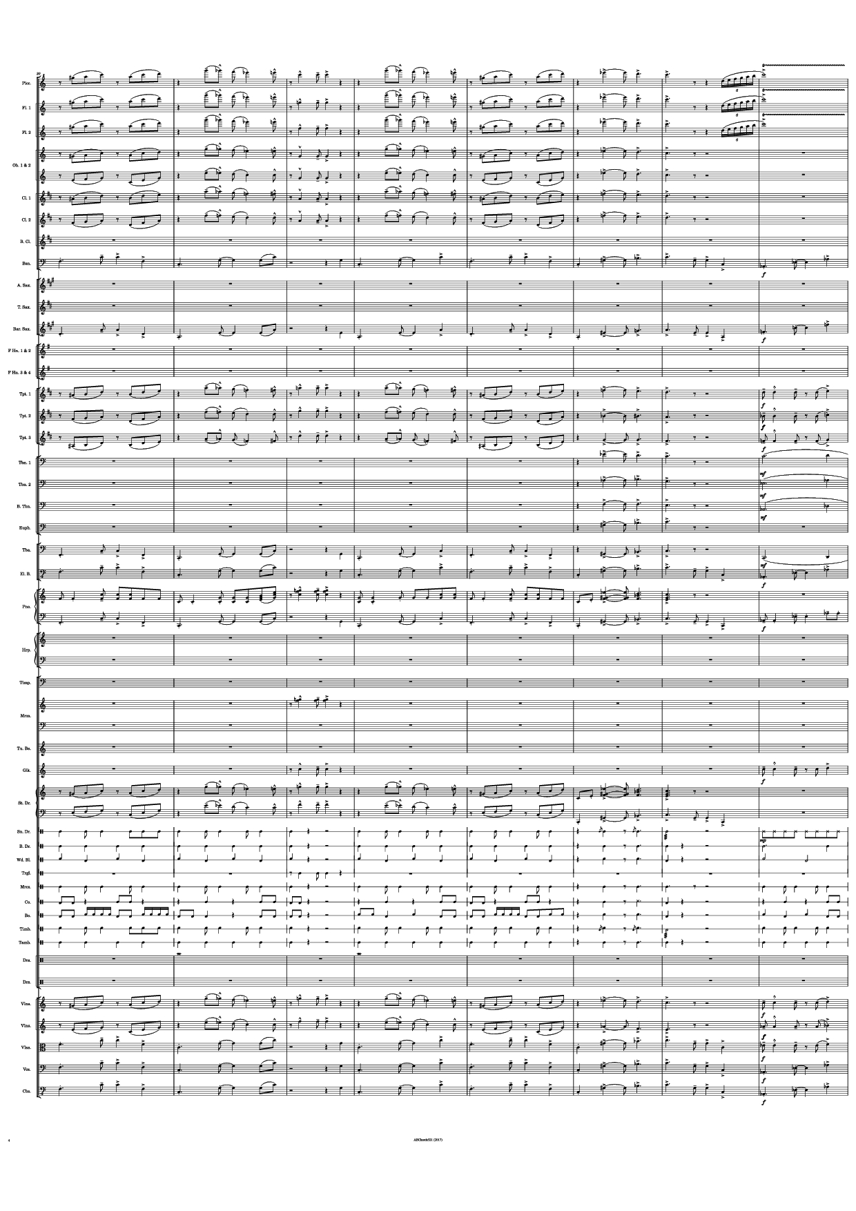 Page 4 of the piano sheet music PDF – Super Mario Bros. Theme Piano by Music originally by: Nintendo
