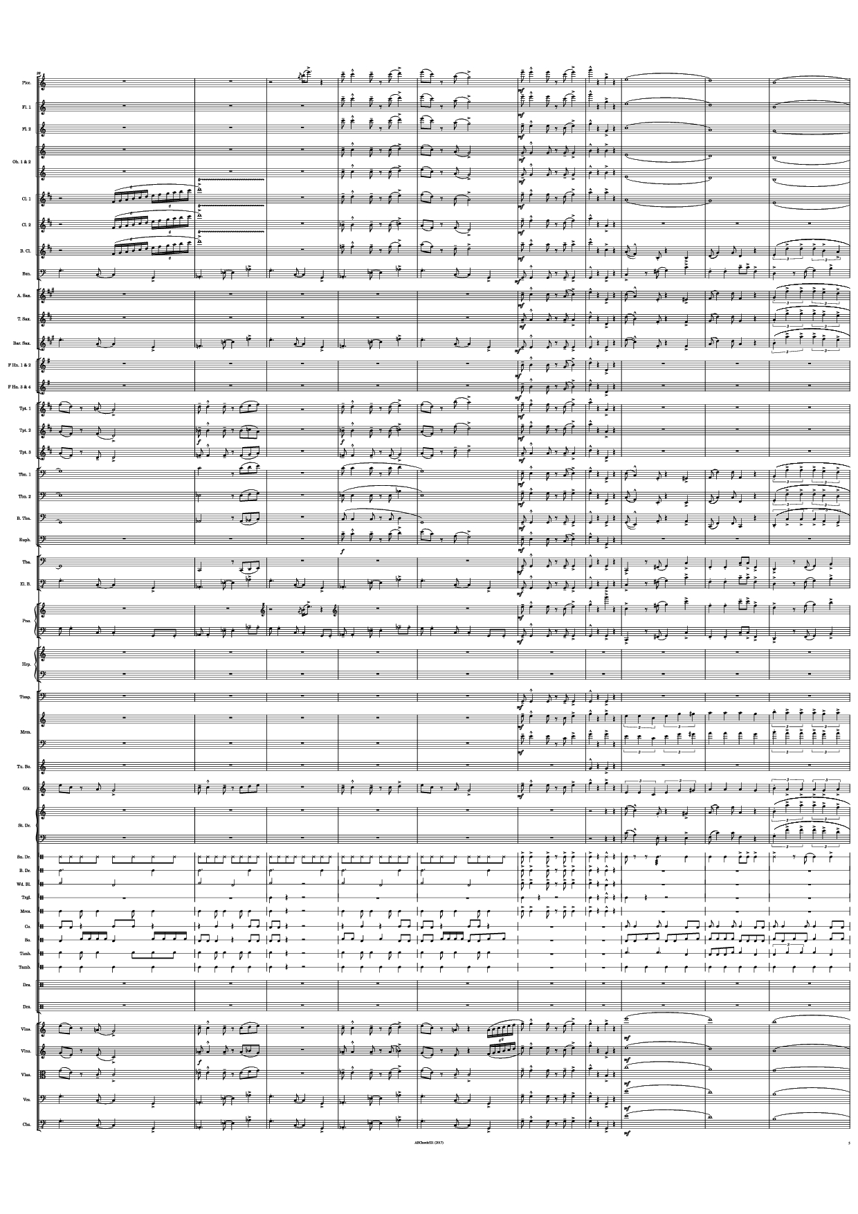 Page 5 of the piano sheet music PDF – Super Mario Bros. Theme Piano by Music originally by: Nintendo