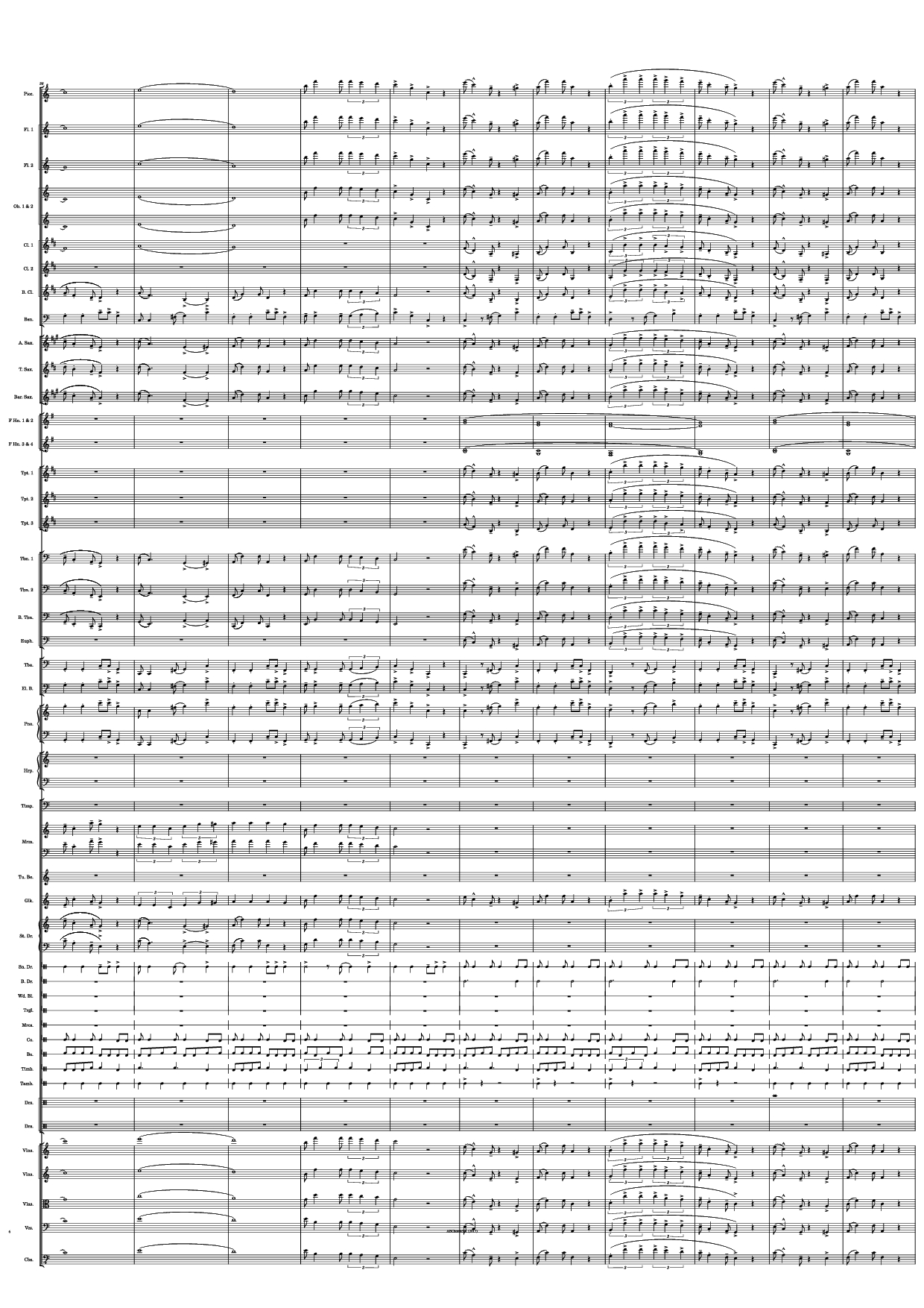 Page 6 of the piano sheet music PDF – Super Mario Bros. Theme Piano by Music originally by: Nintendo