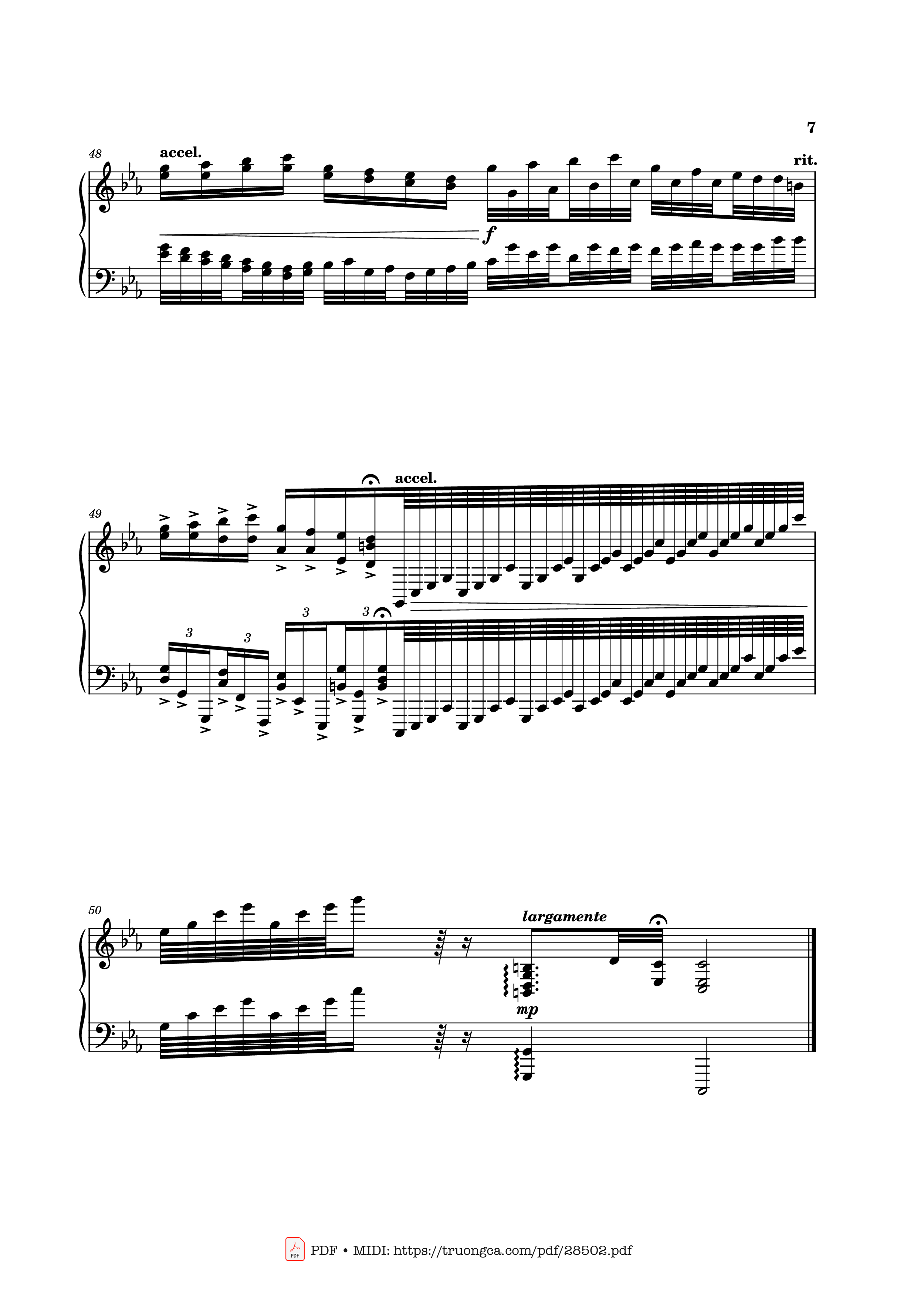 Page 7 of the piano sheet music PDF Piano – God Rest Ye Merry Gentlemen Piano by Richard Pogoson