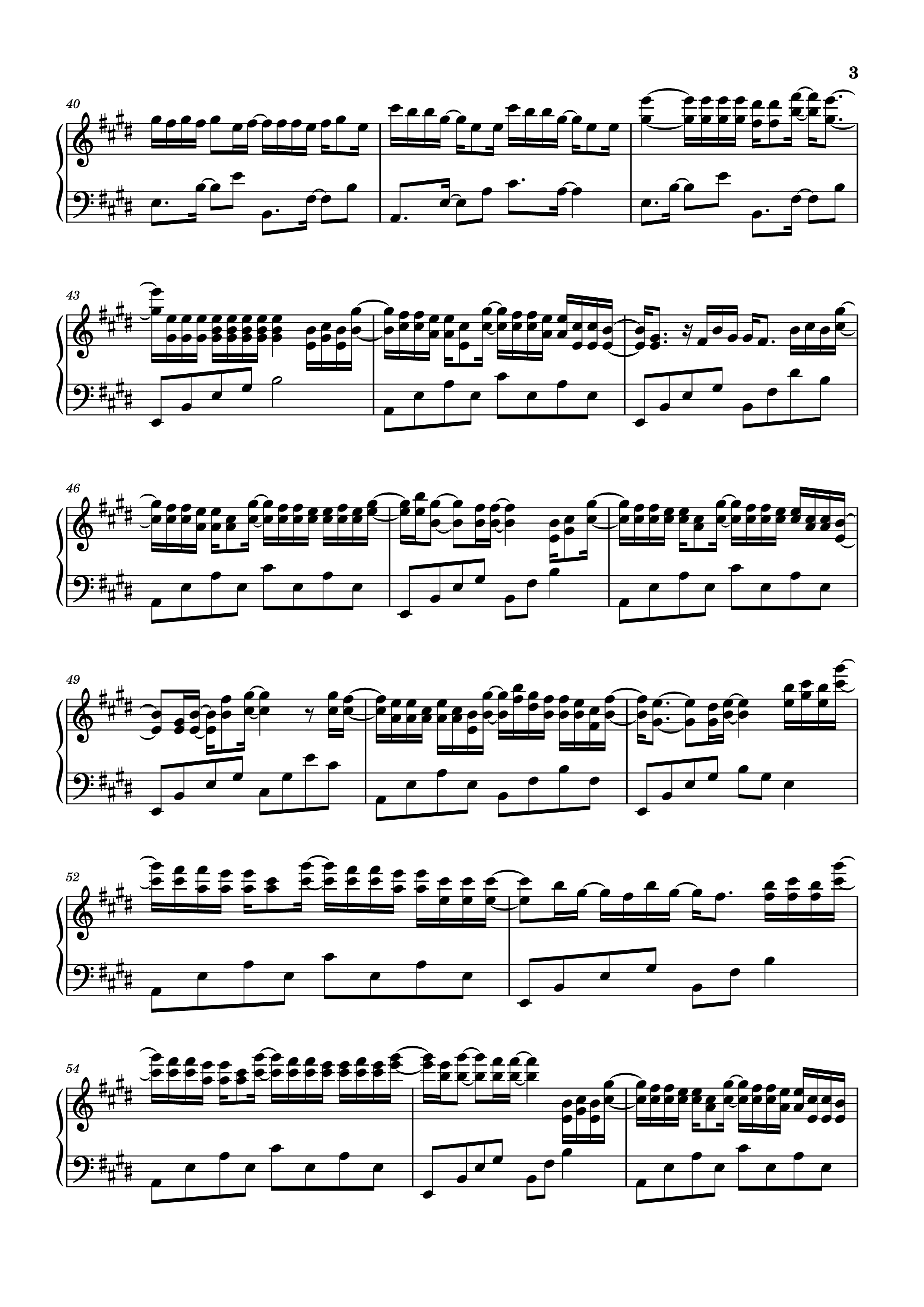 Page 3 of the piano sheet music PDF Piano – 卧室巨星 Teens In Times Piano by 时代少年团