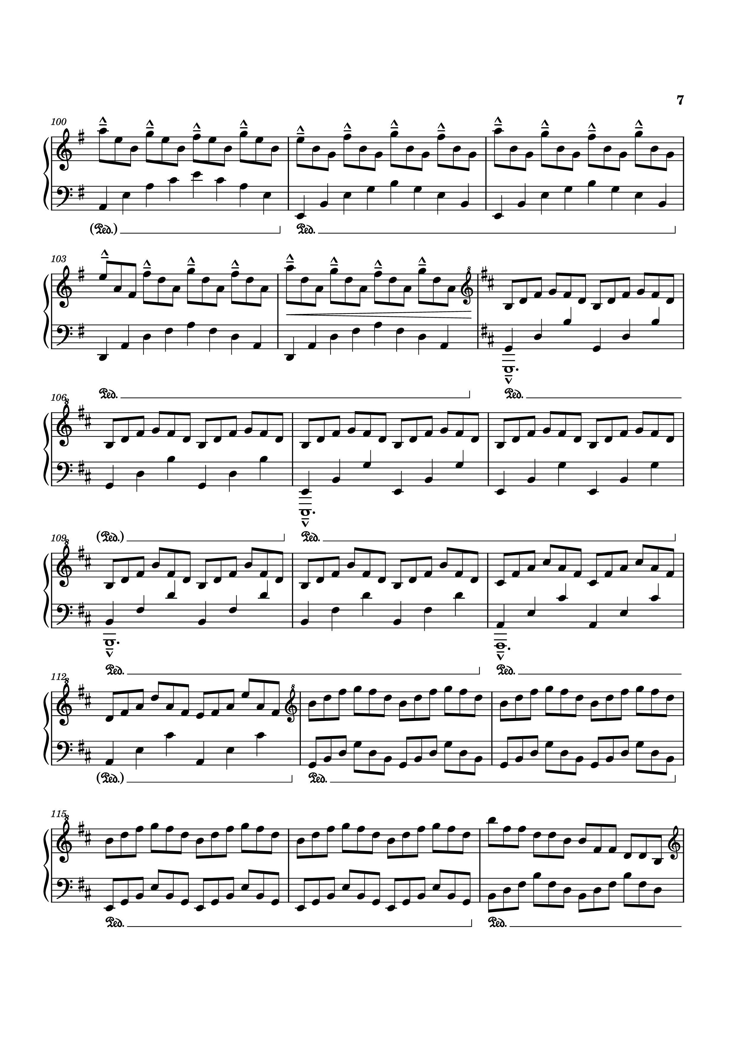 Page 7 of the piano sheet music PDF Piano – Time Piano by Tony Ann