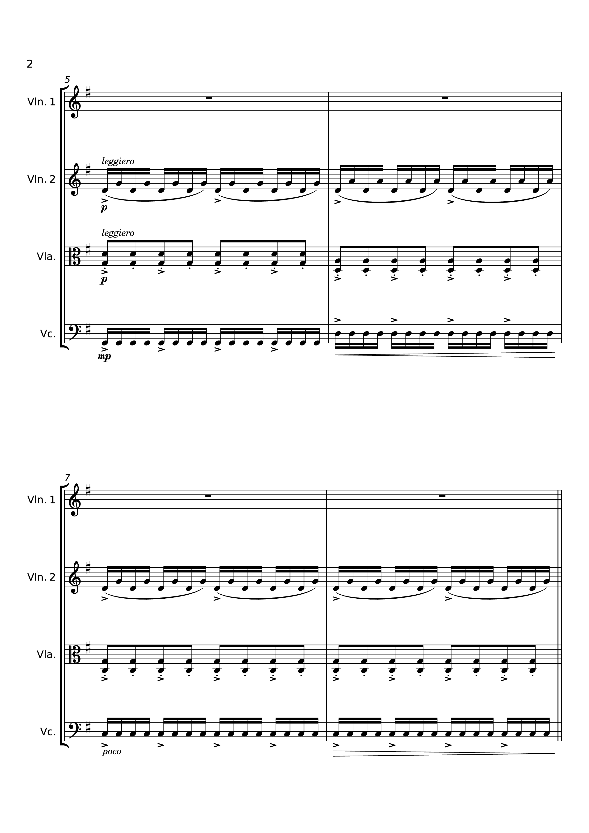 Page 2 of the piano sheet music PDF – Dancing On My Own Violin by Svetakorol777