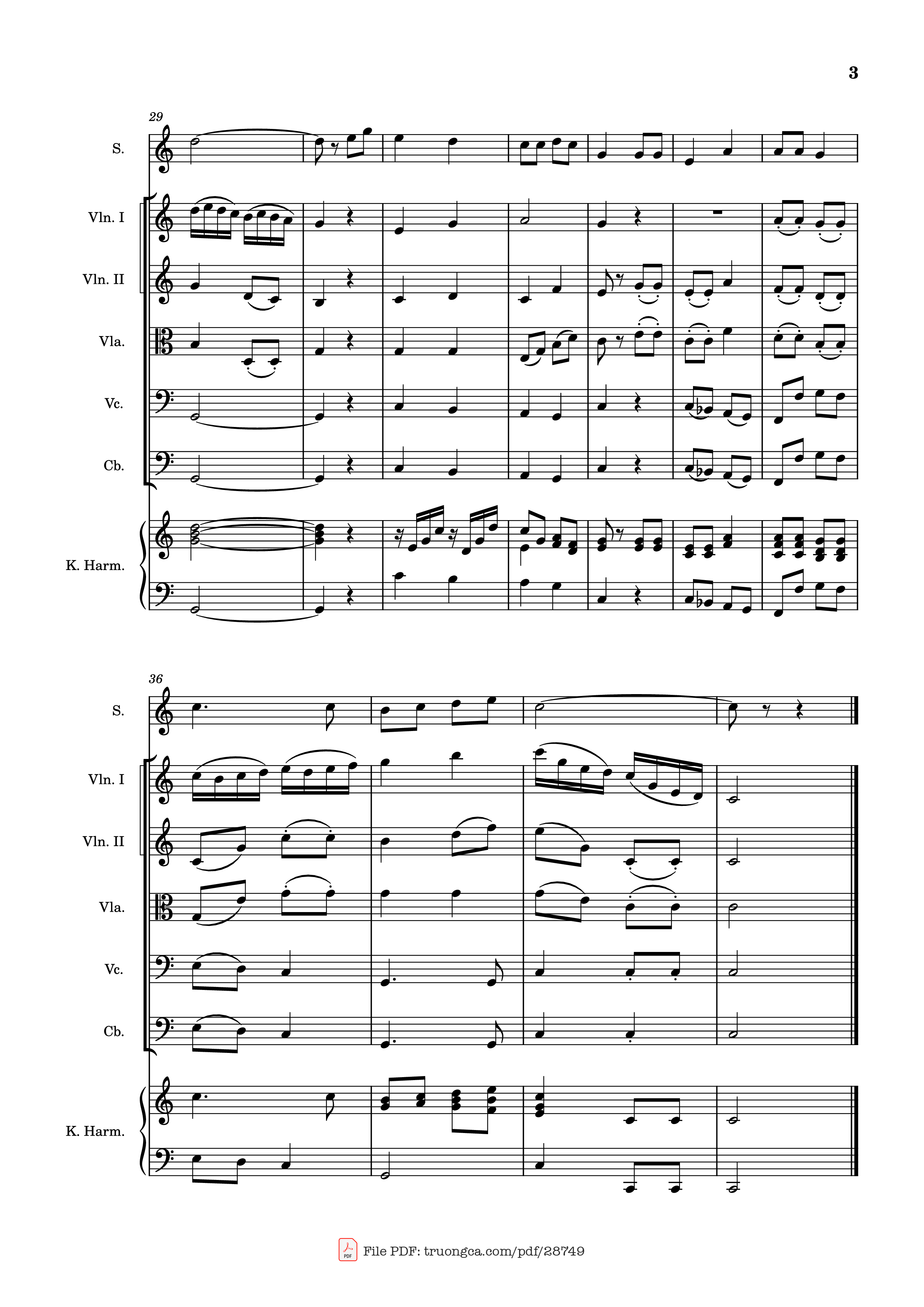 Page 3 of the piano sheet music PDF – Tình yêu Thiên Chúa (Hợp Xướng) by Kim Long