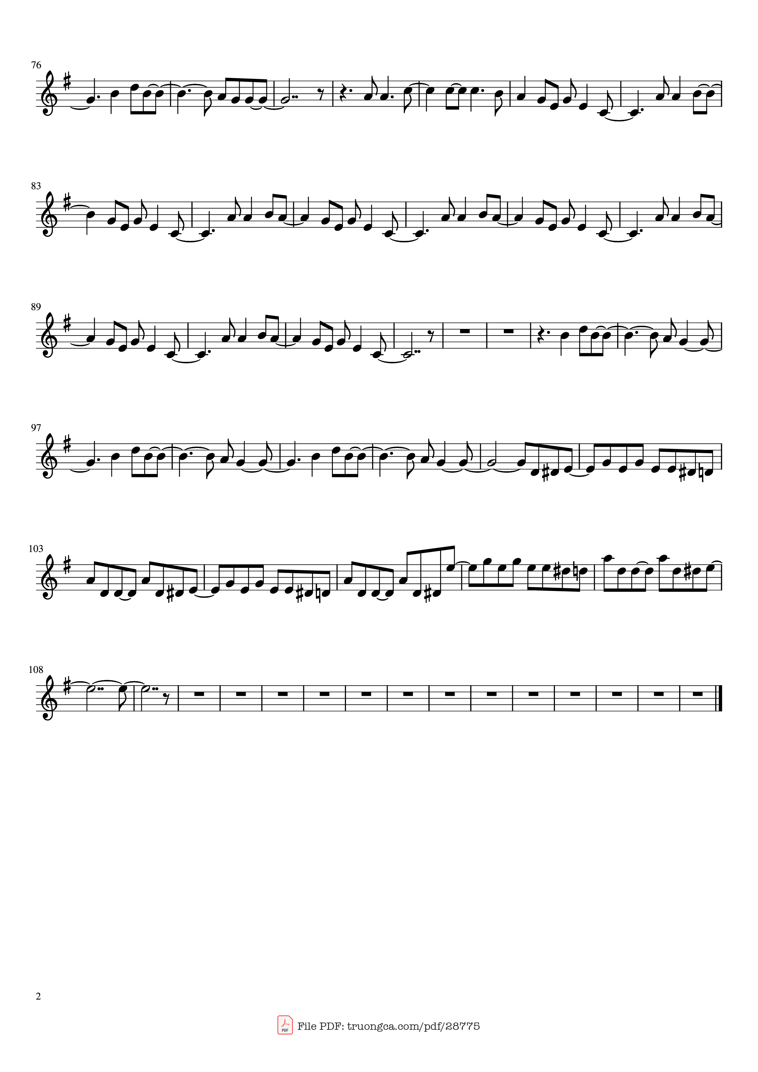 Page 2 of the piano sheet music PDF Piano – Come As You Are Piano by Nirvana