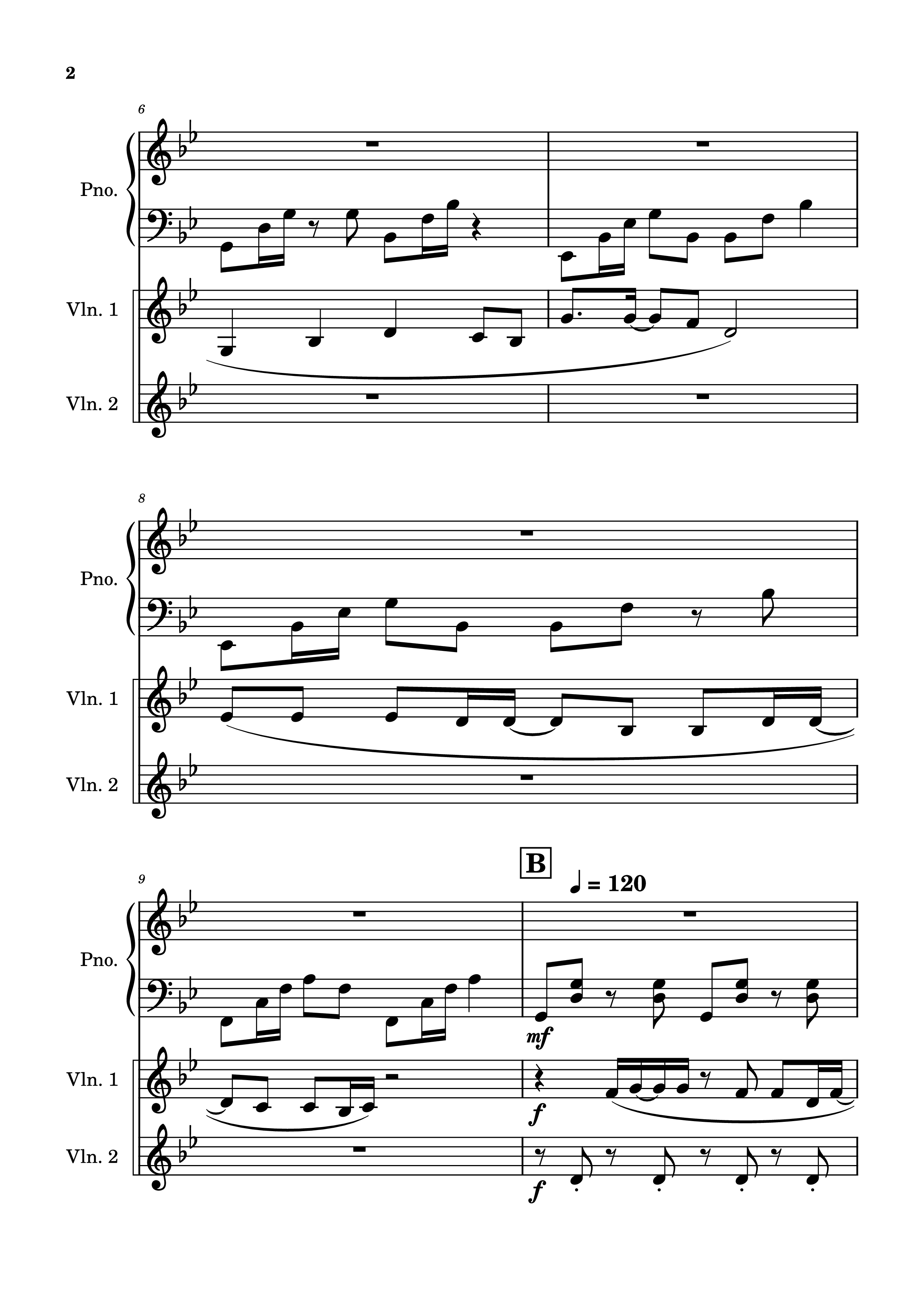 Page 2 of the piano sheet music PDF Piano – Carry You Home Piano by Arranged by Madeline Stratford