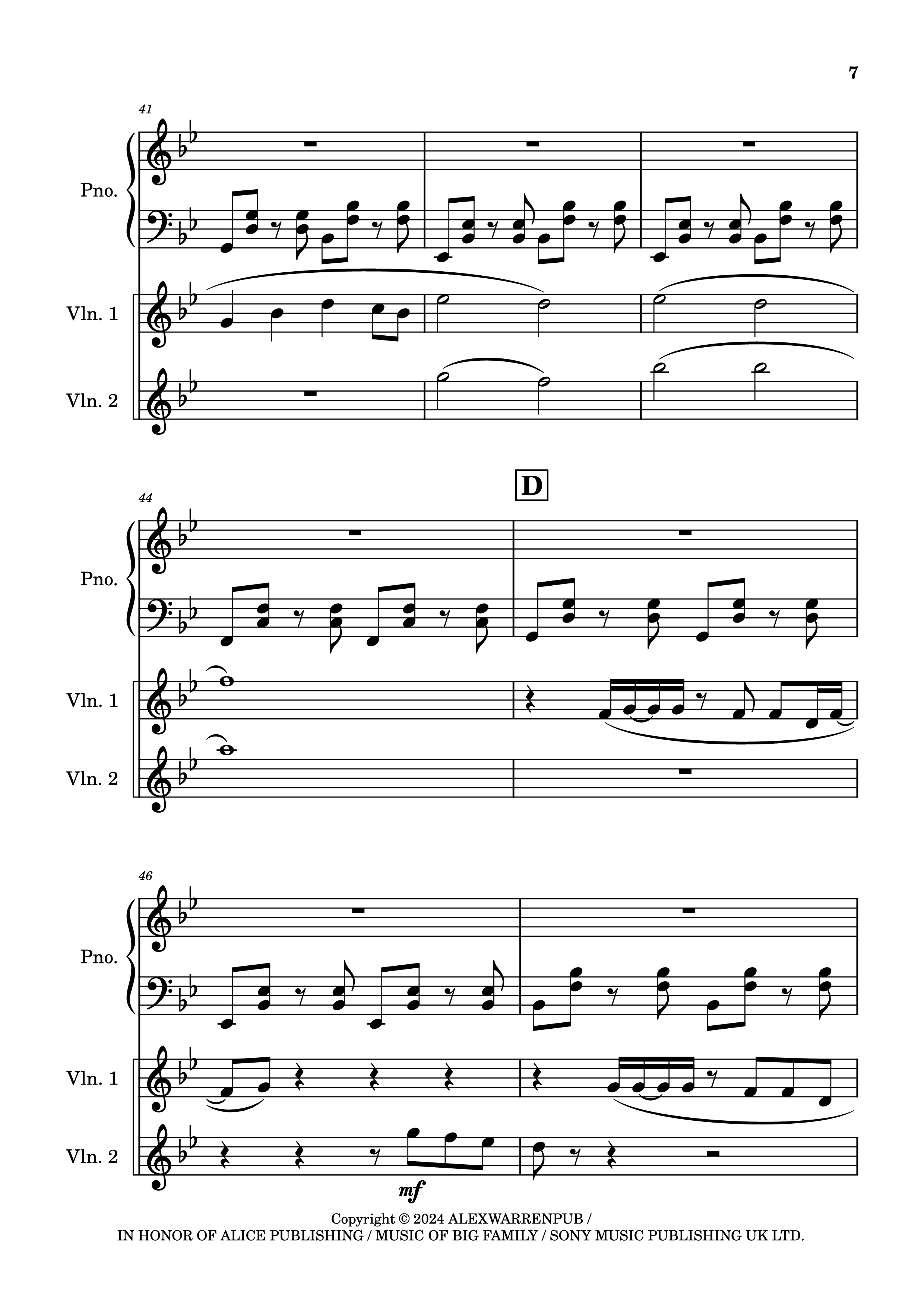 Page 7 of the piano sheet music PDF Piano – Carry You Home Piano by Arranged by Madeline Stratford