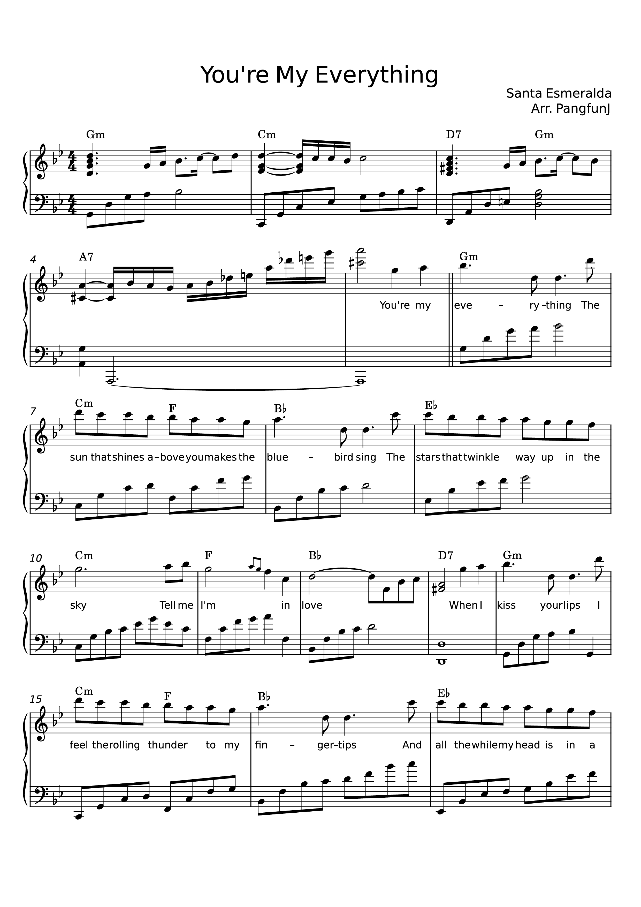 Page 1 of the piano sheet music PDF Piano – You