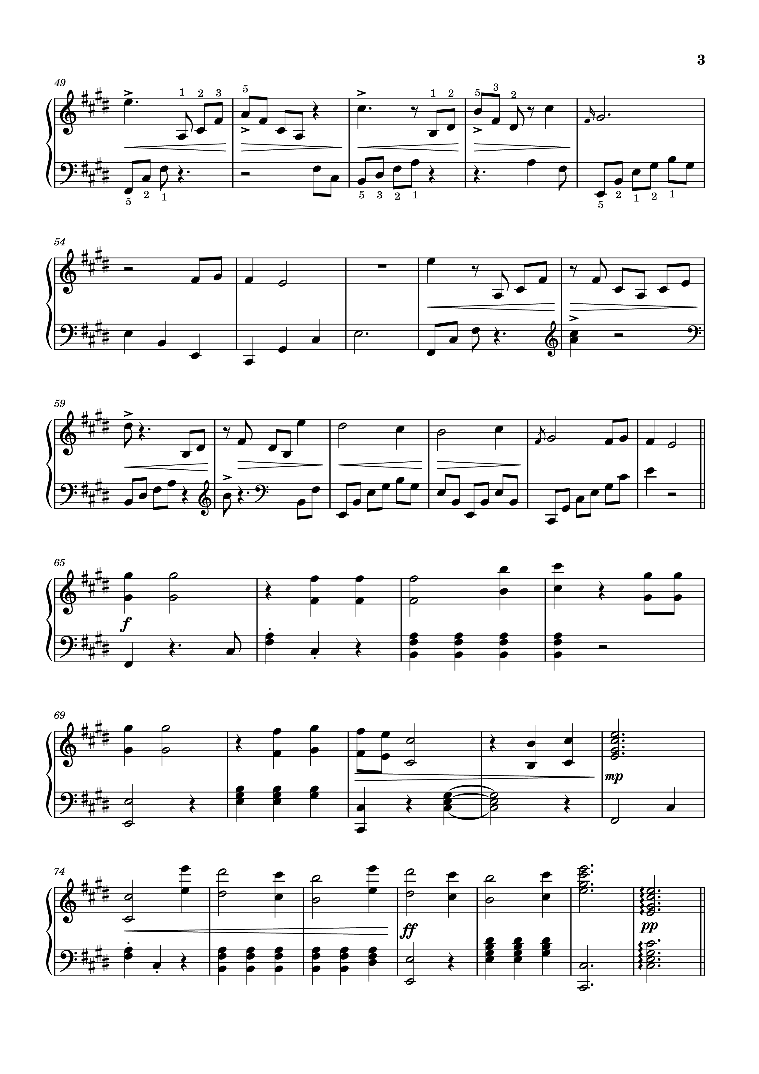 Page 3 of the piano sheet music PDF Piano – Chezile - Beanie Piano by Chezile