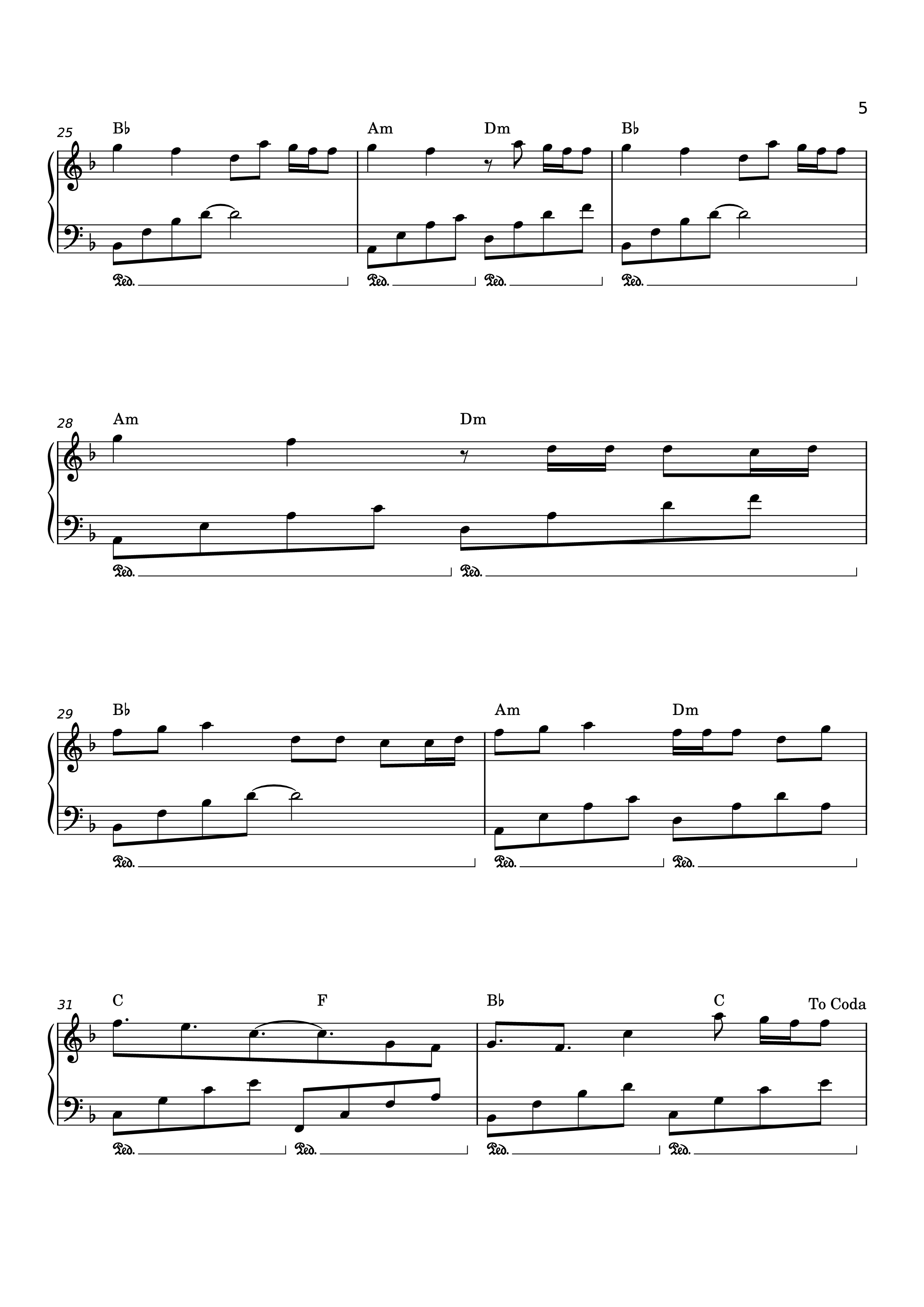 Page 5 of the piano sheet music PDF Piano – Có chắc yêu là đây Piano by Sơn Tùng  M-TP