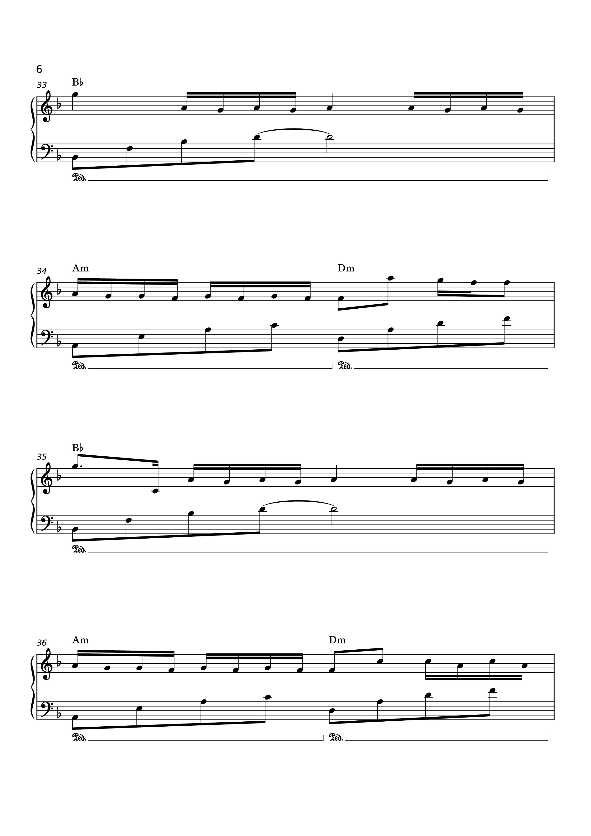 Page 6 of the piano sheet music PDF Piano – Có chắc yêu là đây Piano by Sơn Tùng  M-TP