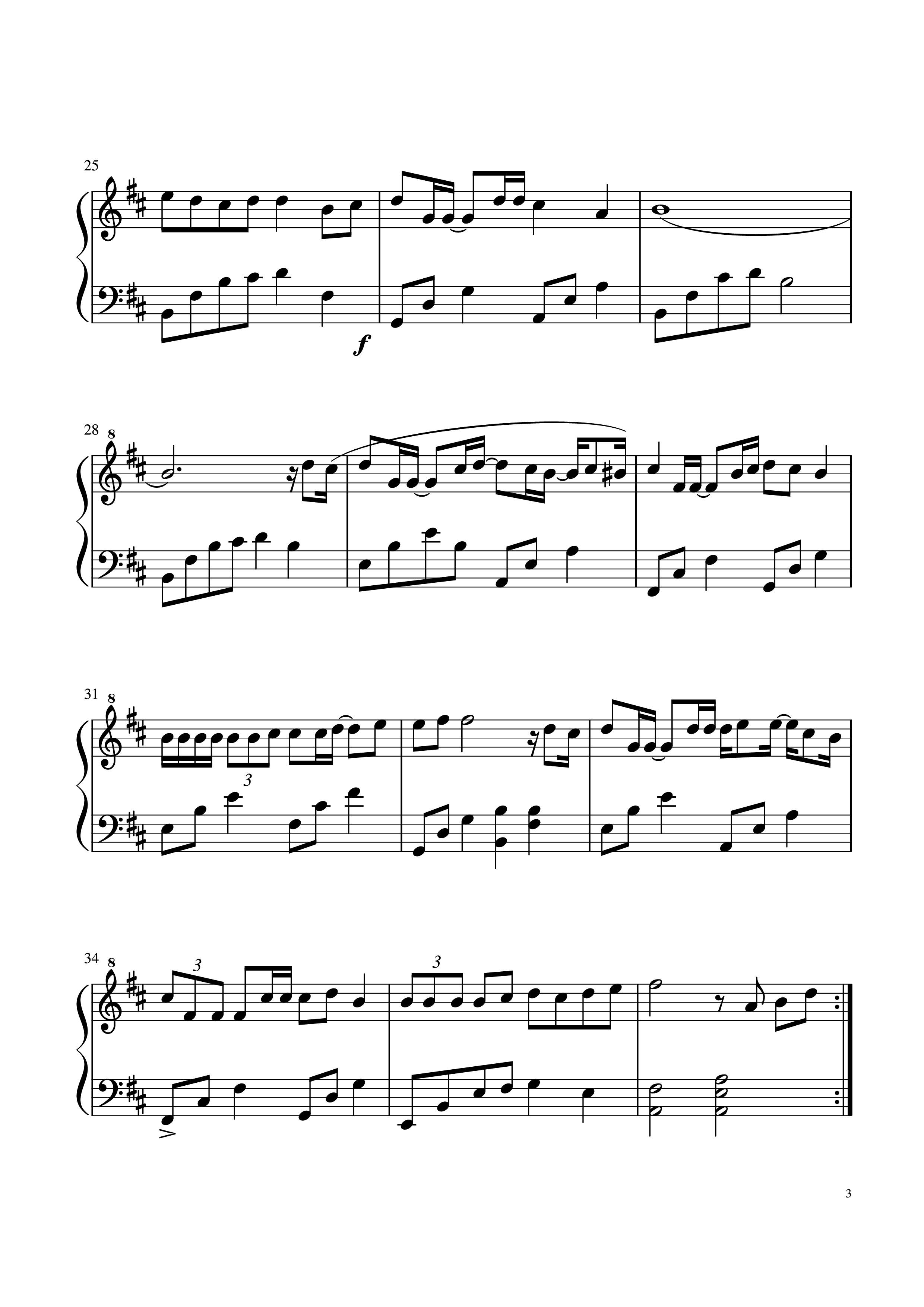 Page 3 of the piano sheet music PDF – Xin Đừng Lặng Im by Soobin Hoàng Sơn