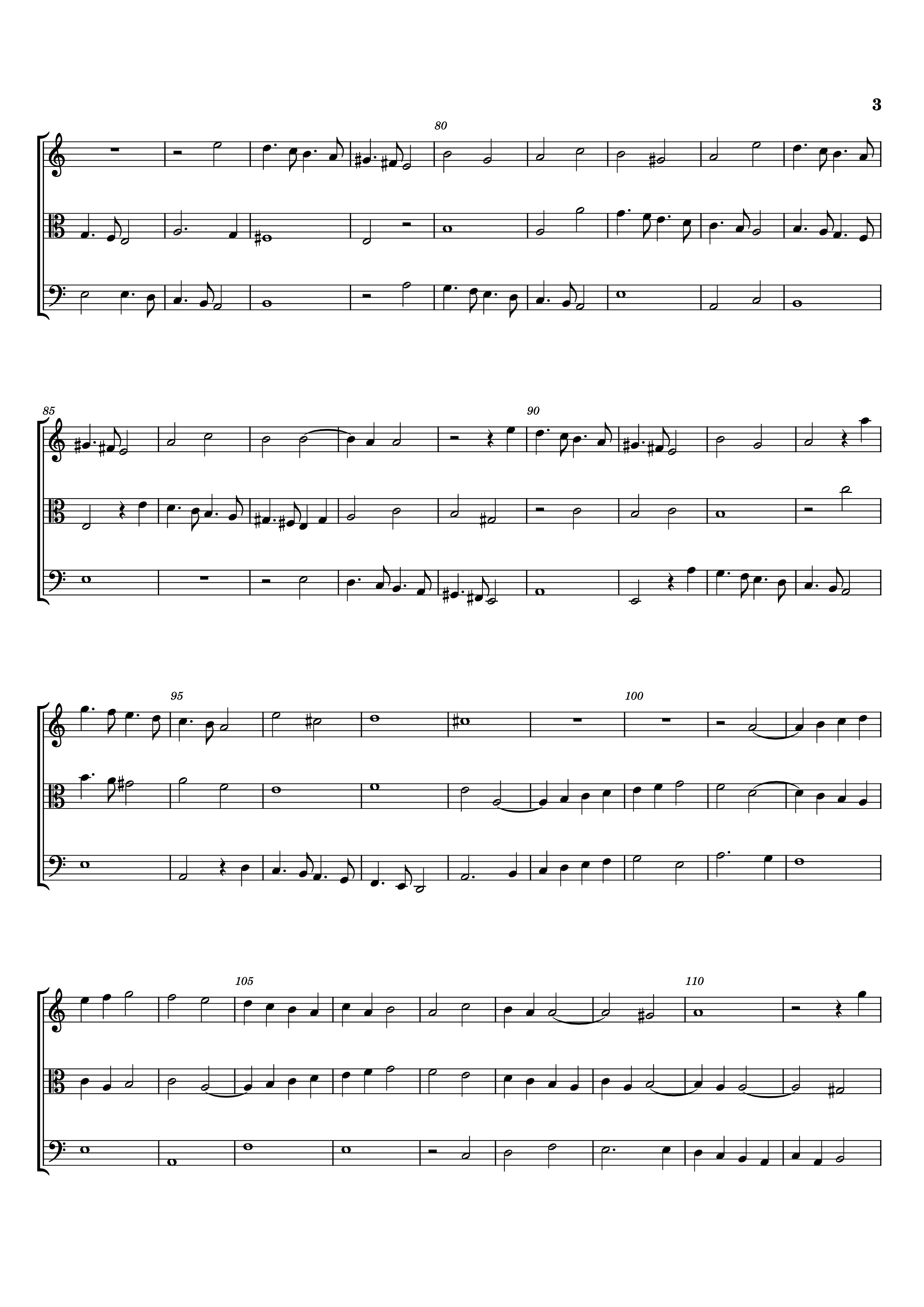 Page 3 of the piano sheet music PDF – Fantasia No. 4 Violin by William Byrd