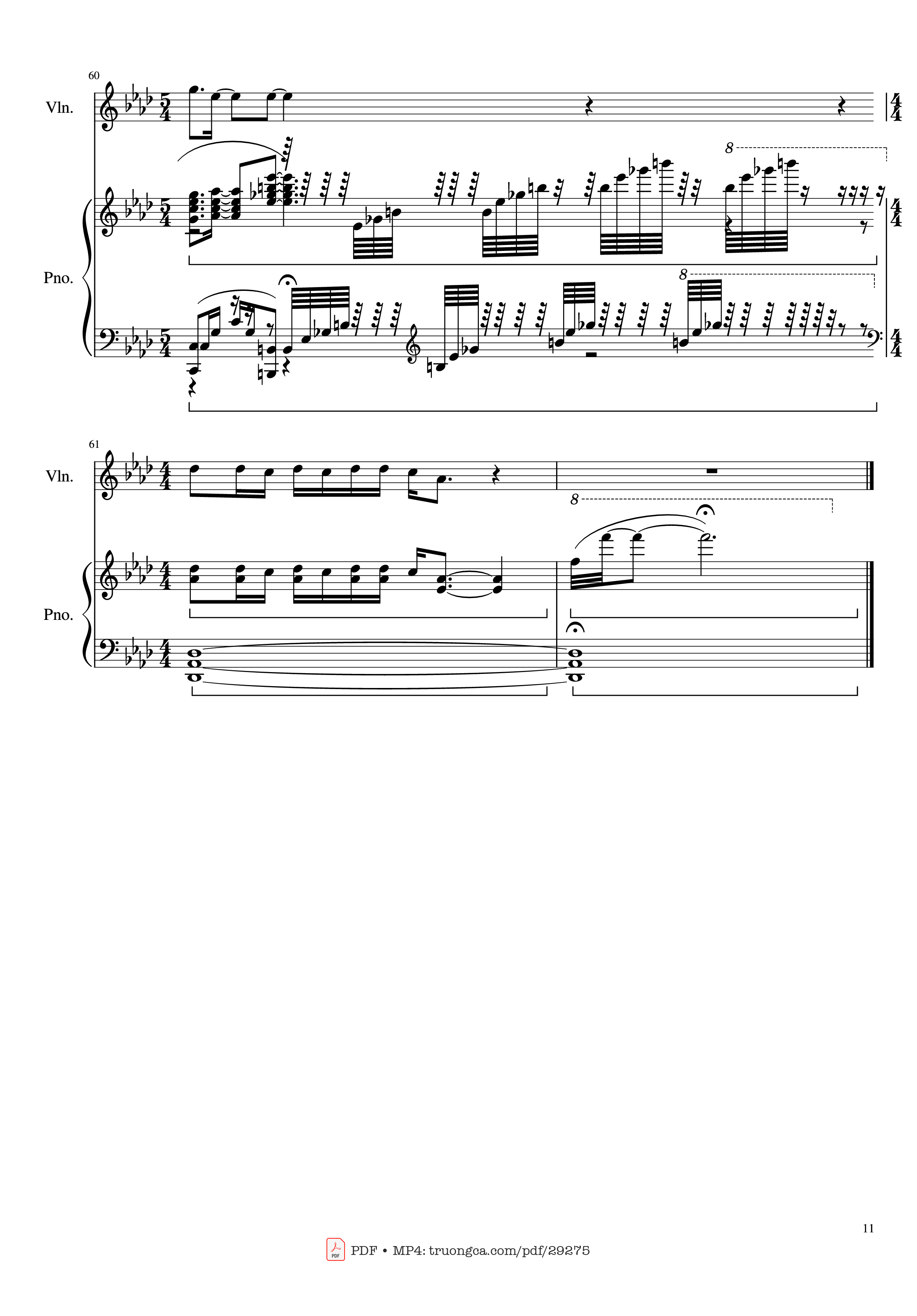 Page 11 of the piano sheet music PDF Piano – Let It Go (Disney
