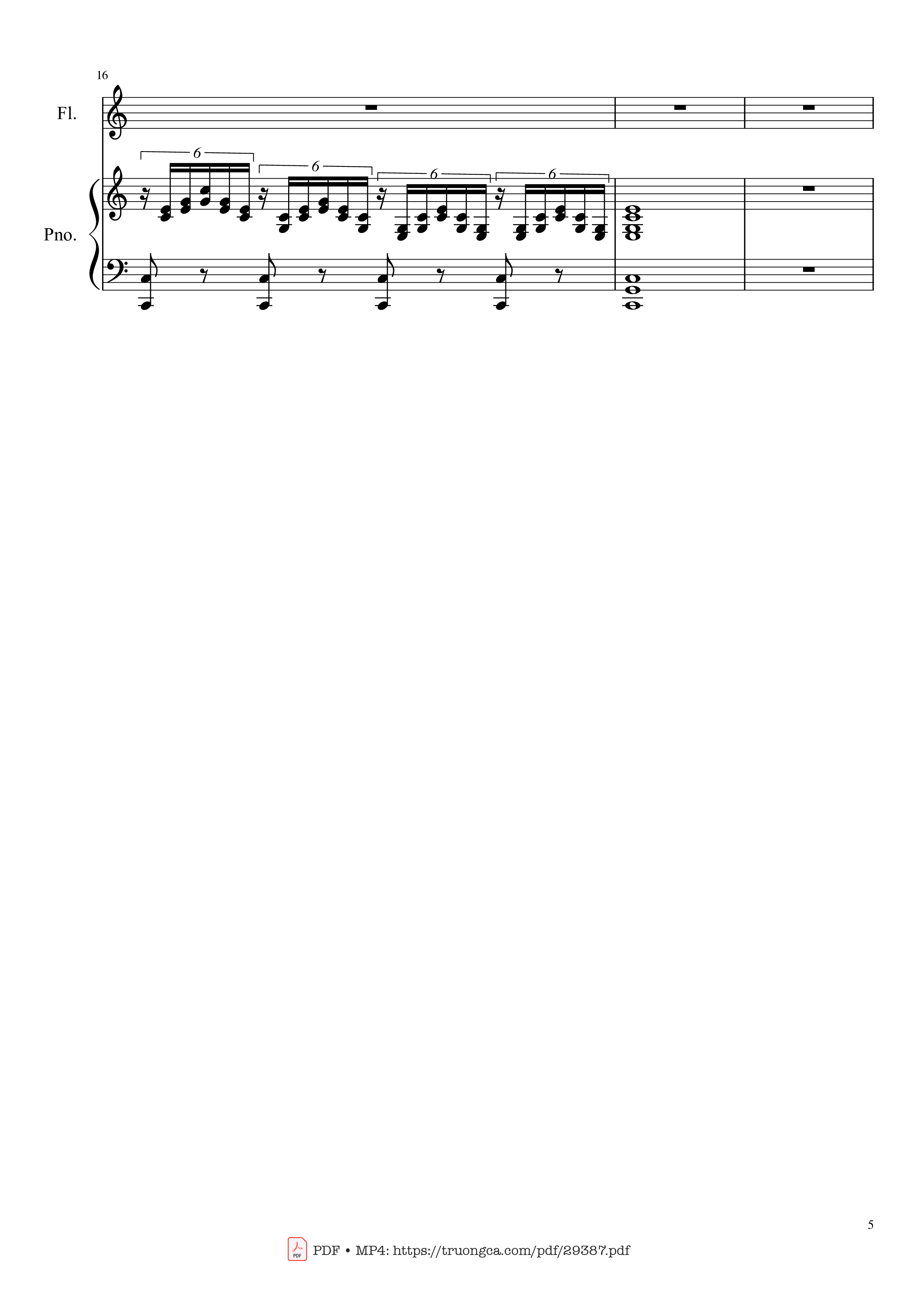 Page 5 of the piano sheet music PDF Piano – Ave Maria Piano by Franz Schubert